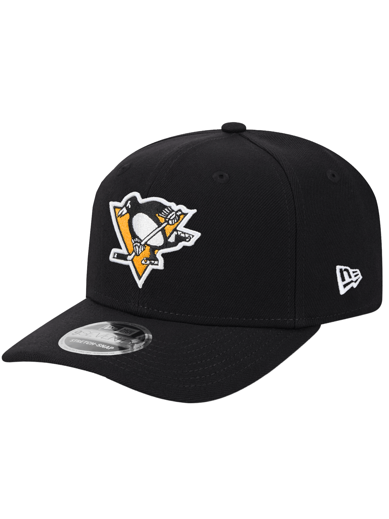 New Era Caps OSFA Pittsburgh Penguins New Era NHL 9SEVENTY Stretch-Snapback Hat - Black
