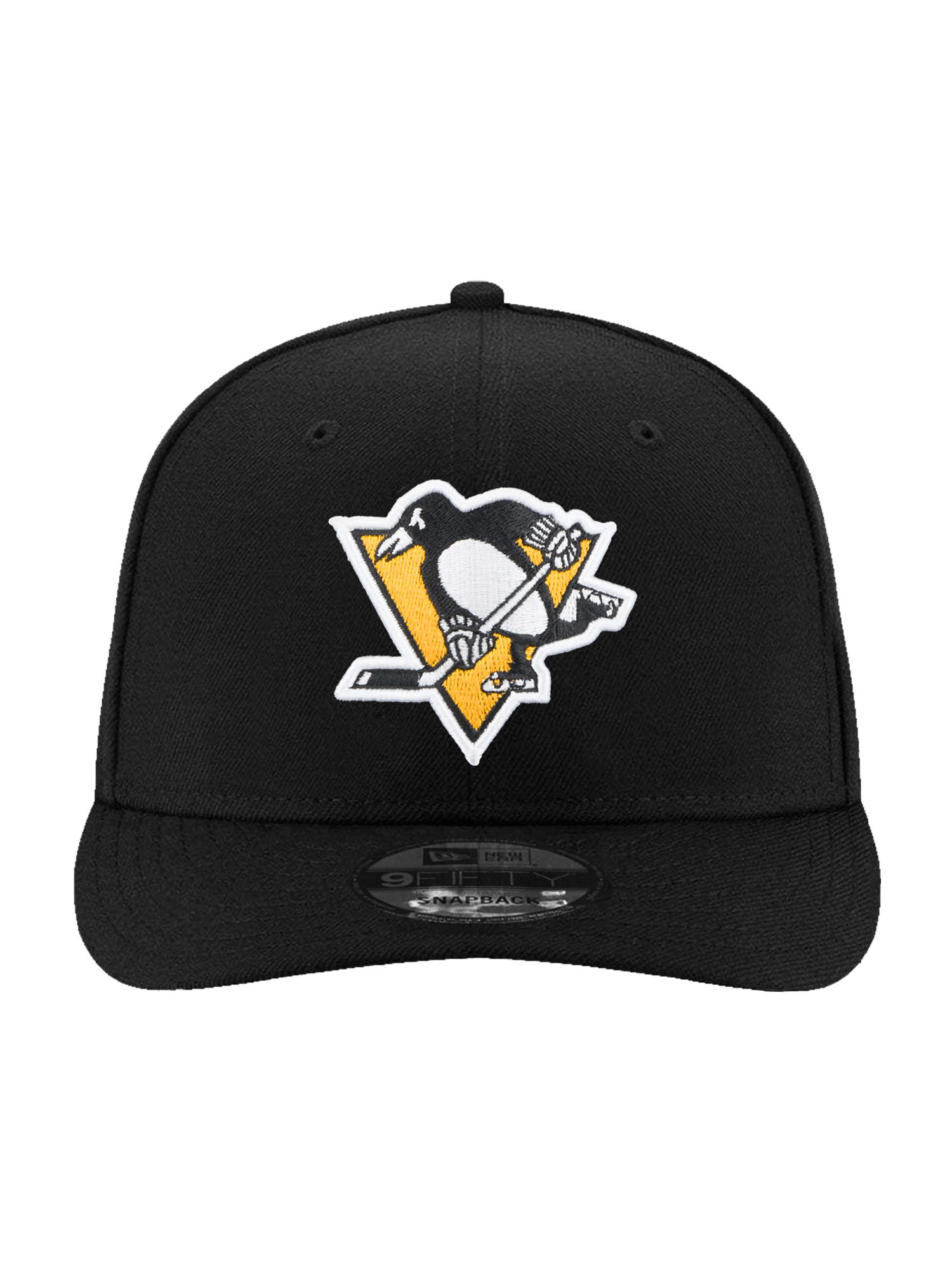 New Era Caps Pittsburgh Penguins New Era NHL Team 9FIFTY Pre-Curved Snapback Hat - Black
