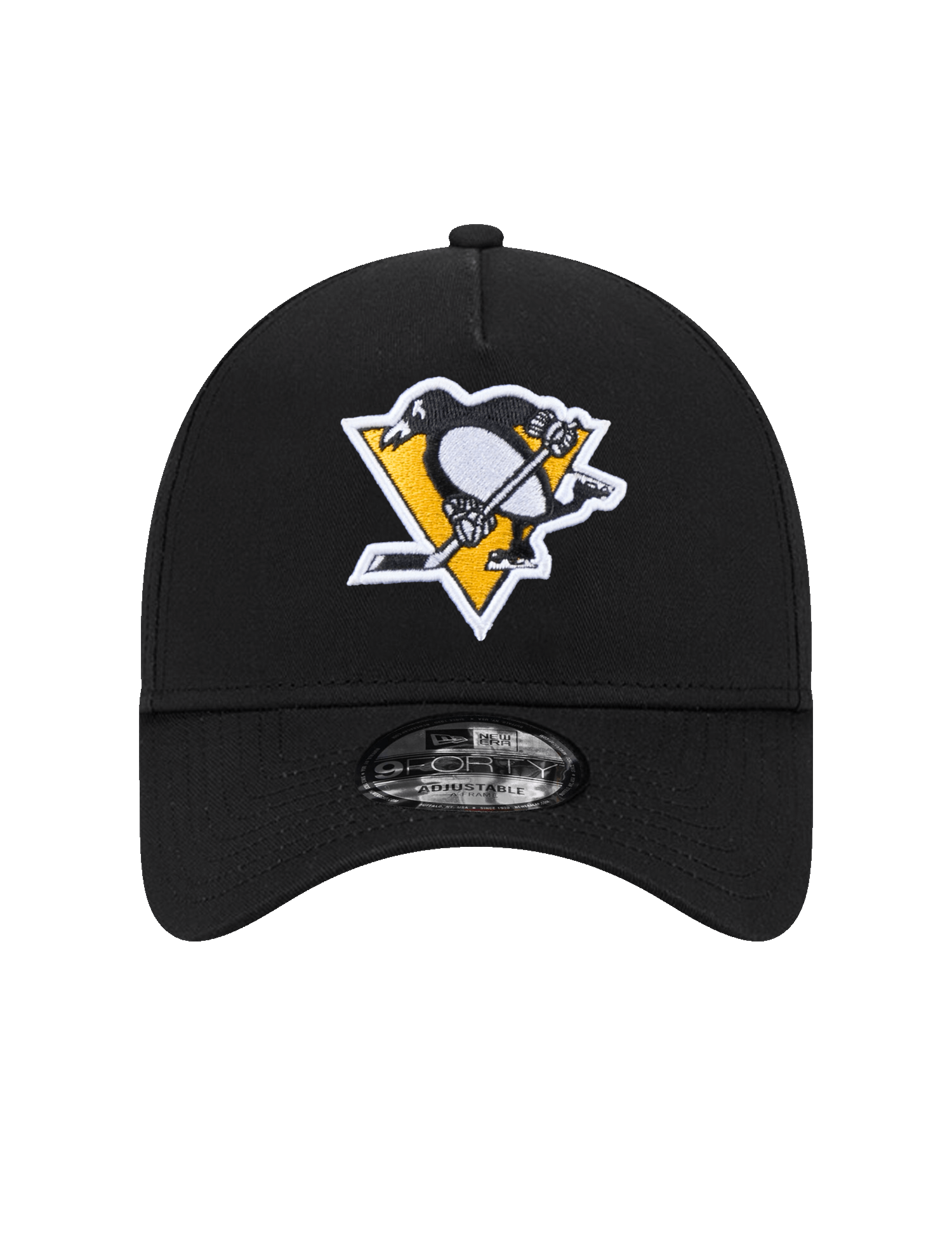 New Era Caps Pittsburgh Penguins New Era NHL Team 9FORTY A-Frame Snapback Hat - Black