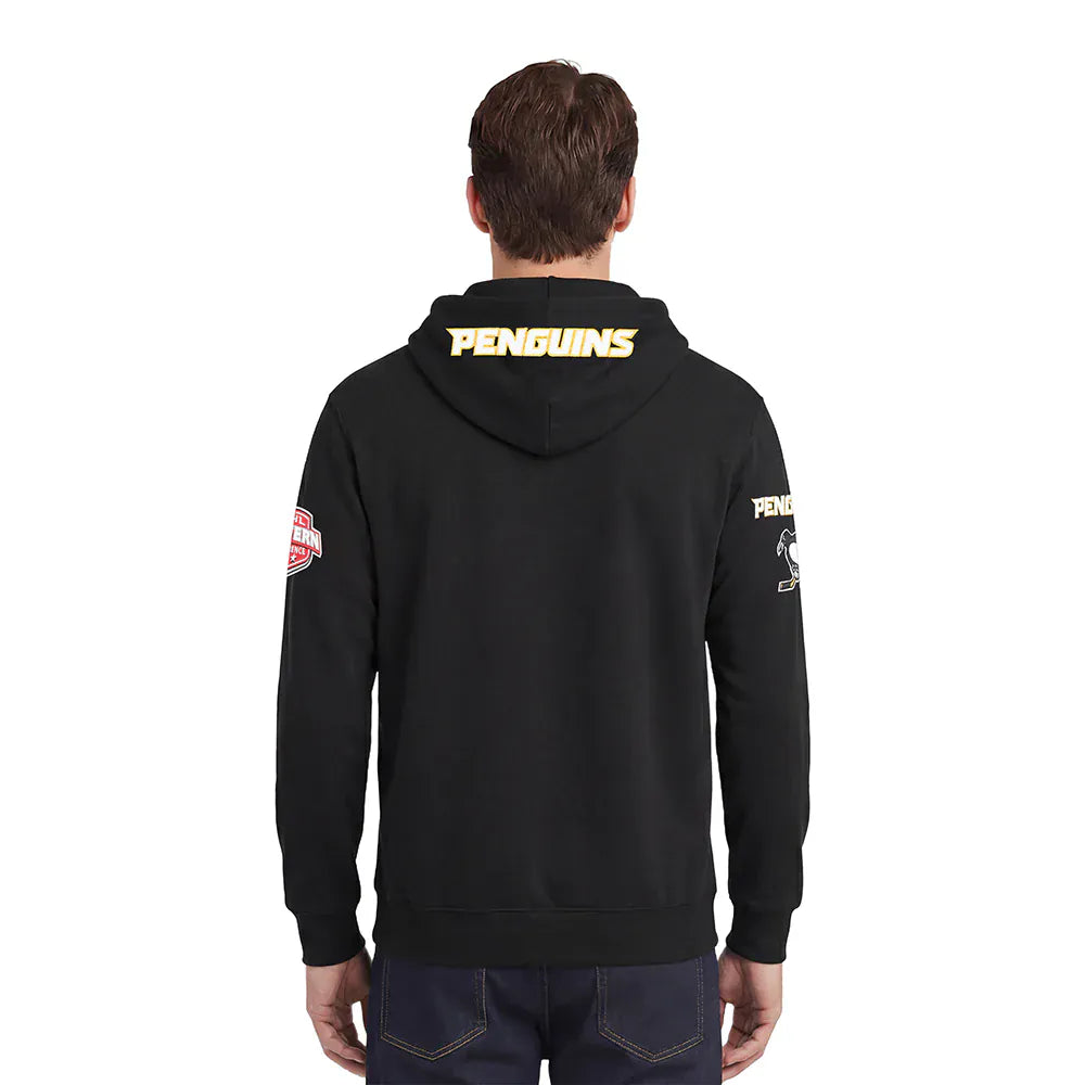 Pro Standard Jumpers Pittsburgh Penguins Pro Standard NHL Chenille Flex Hoodie Jumper - Black