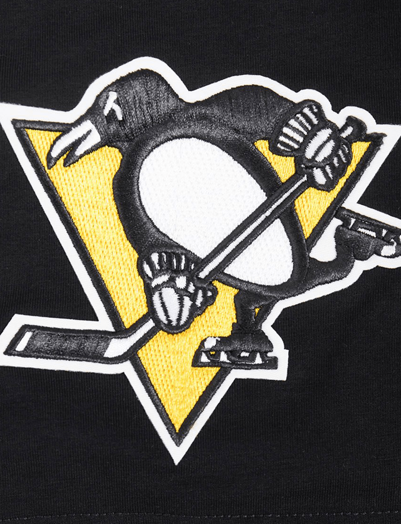 Pro Standard T-Shirts Pittsburgh Penguins Pro Standard NHL Script Tail Flex T-Shirt - Black