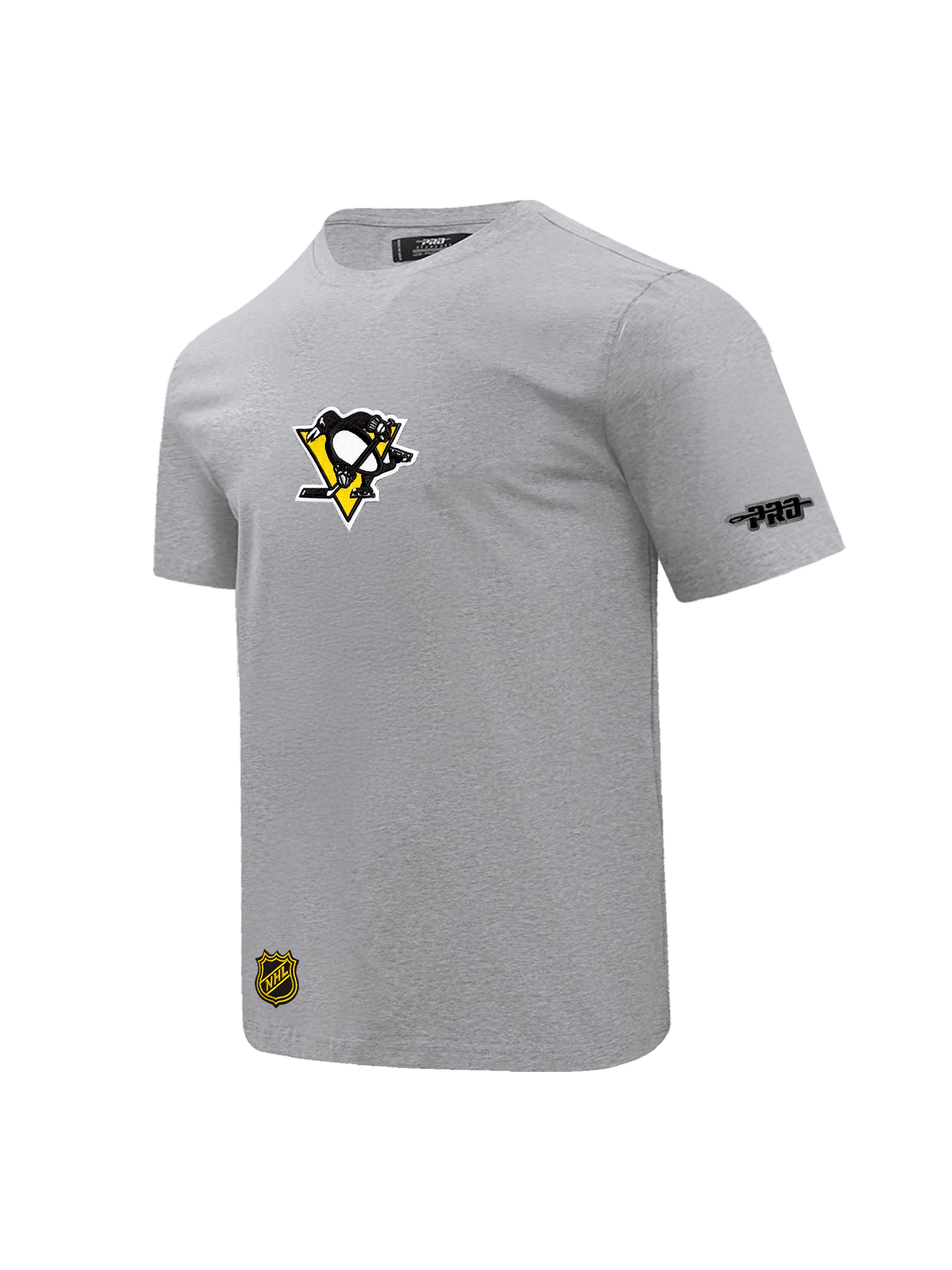 Pro Standard T-Shirts Pittsburgh Penguins Pro Standard NHL Team Icon Flex T-Shirt - Heather Grey