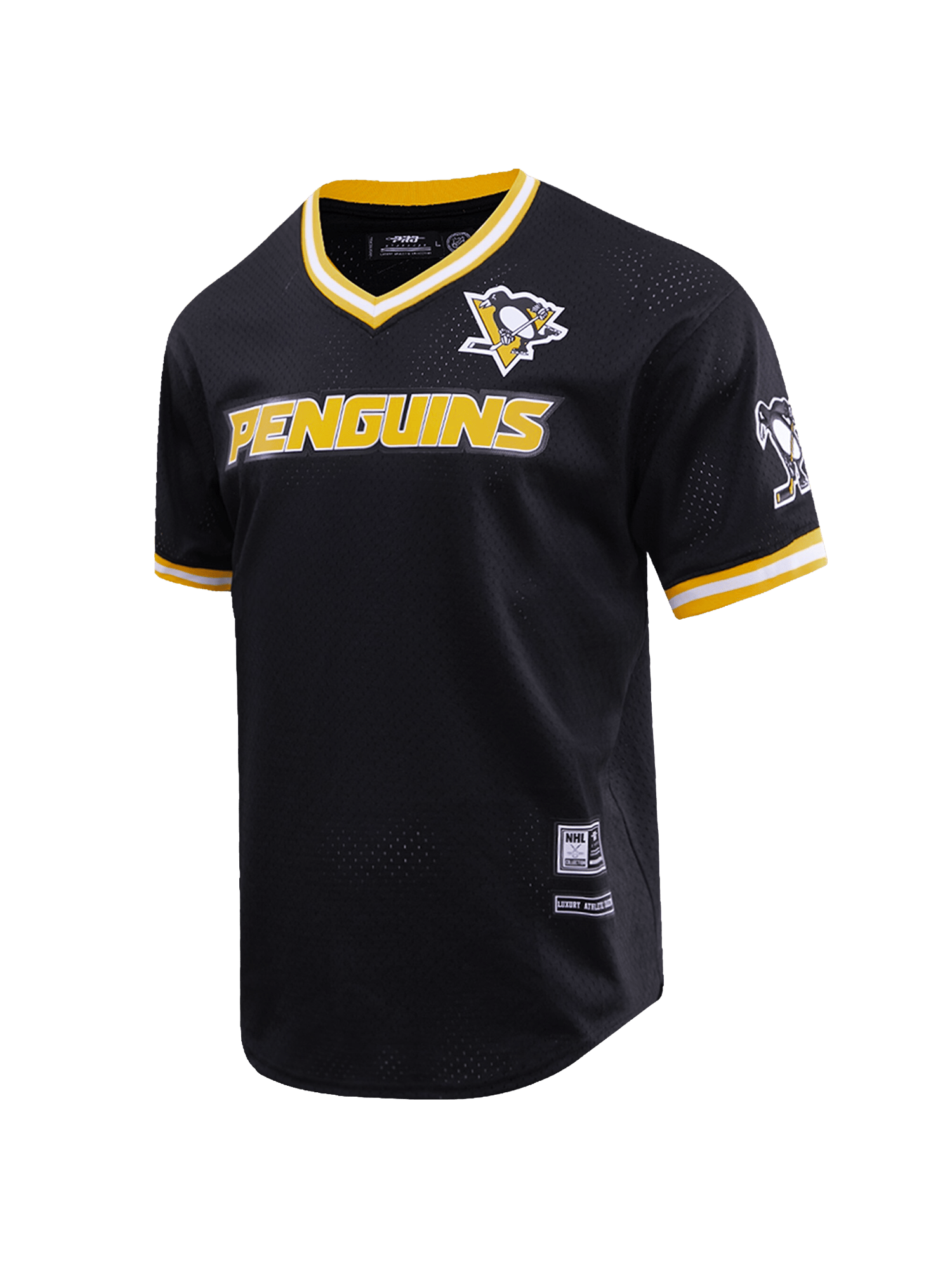 Pro Standard T-Shirts Pittsburgh Penguins Pro Standard NHL Team Mesh Short Sleeve - Black