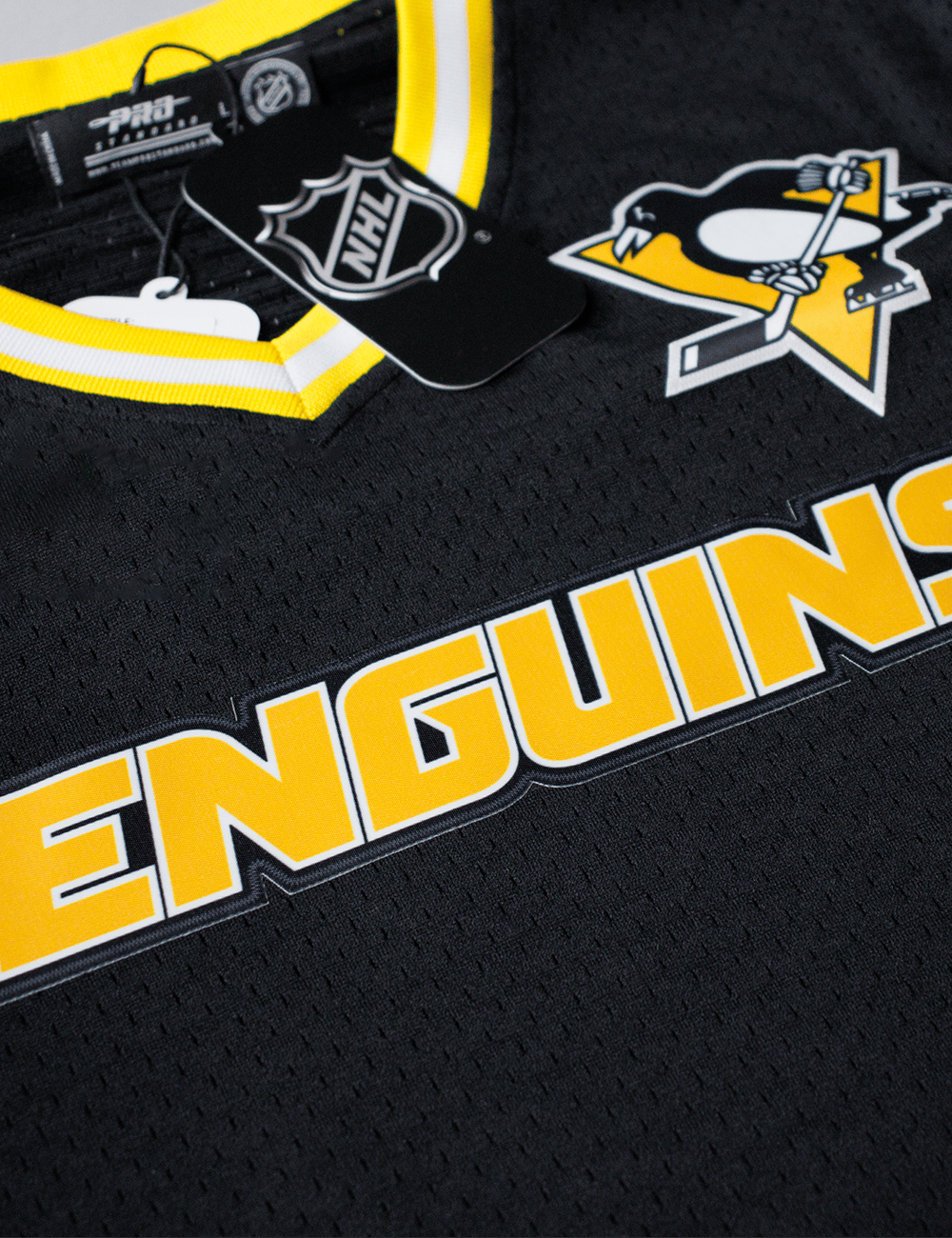 Pro Standard T-Shirts Pittsburgh Penguins Pro Standard NHL Team Mesh Short Sleeve - Black