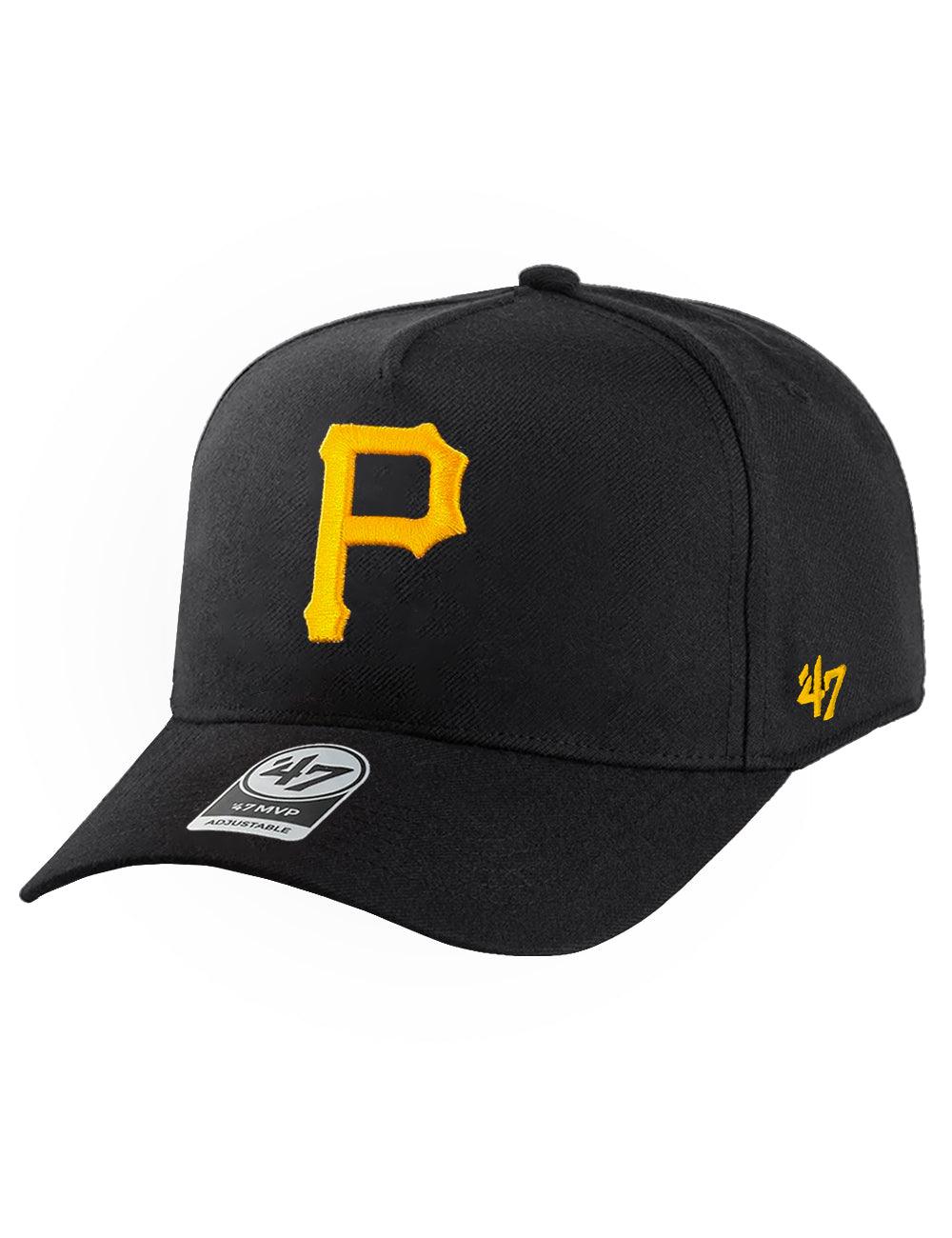 47 Brand Caps Pittsburgh Pirates '47 MLB Team MVP DT Snapback Hat - Black
