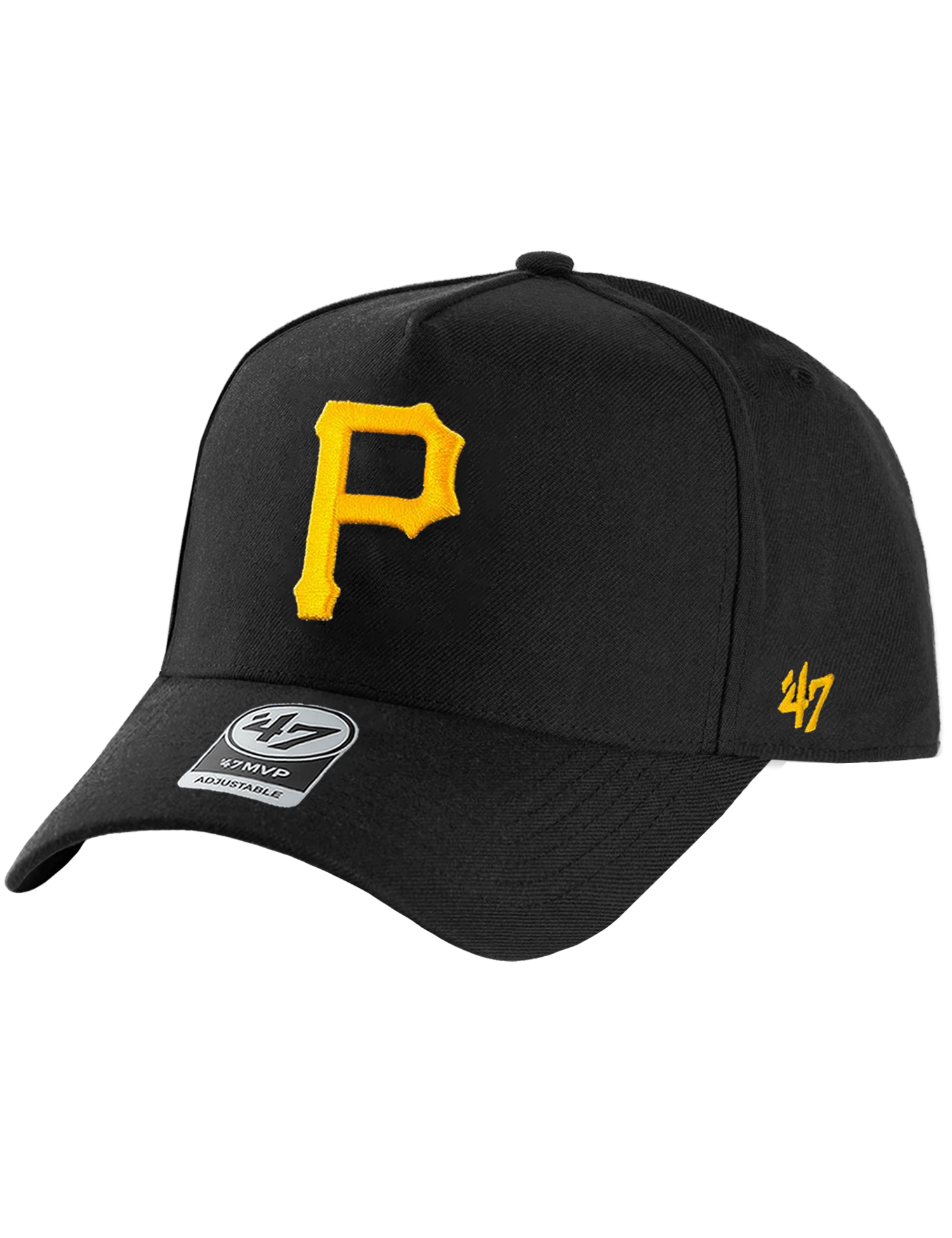47 Brand Caps Pittsburgh Pirates '47 MLB Team MVP DT Snapback Hat - Black
