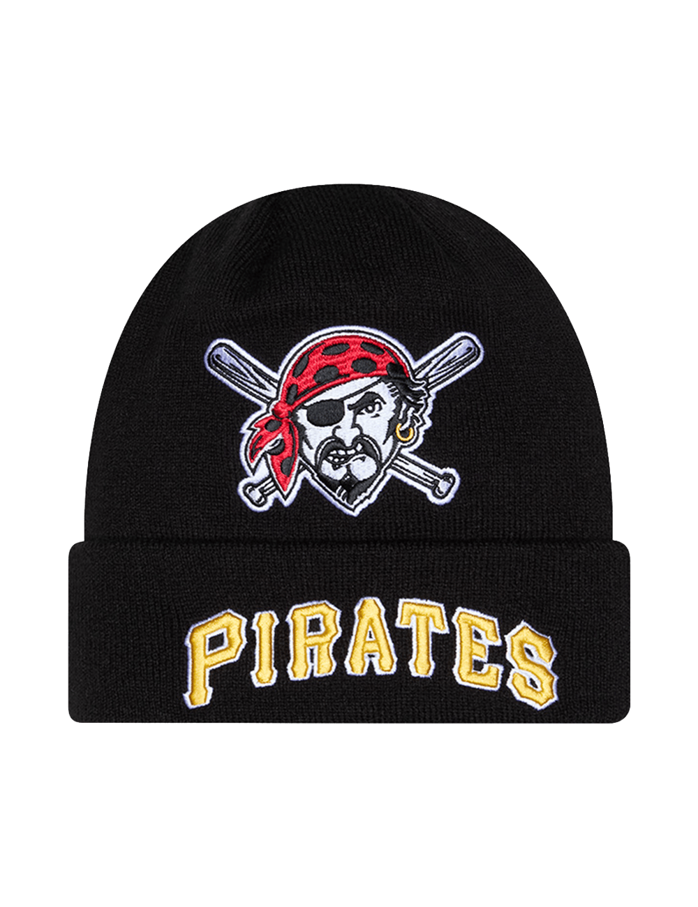 New Era Beanies OSFM Pittsburgh Pirates New Era MLB 26 AC Clubhouse Knit Beanie - Black