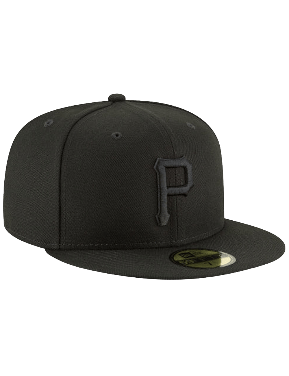 New Era Caps Pittsburgh Pirates New Era MLB Black On Black 59FIFTY Fitted Hat