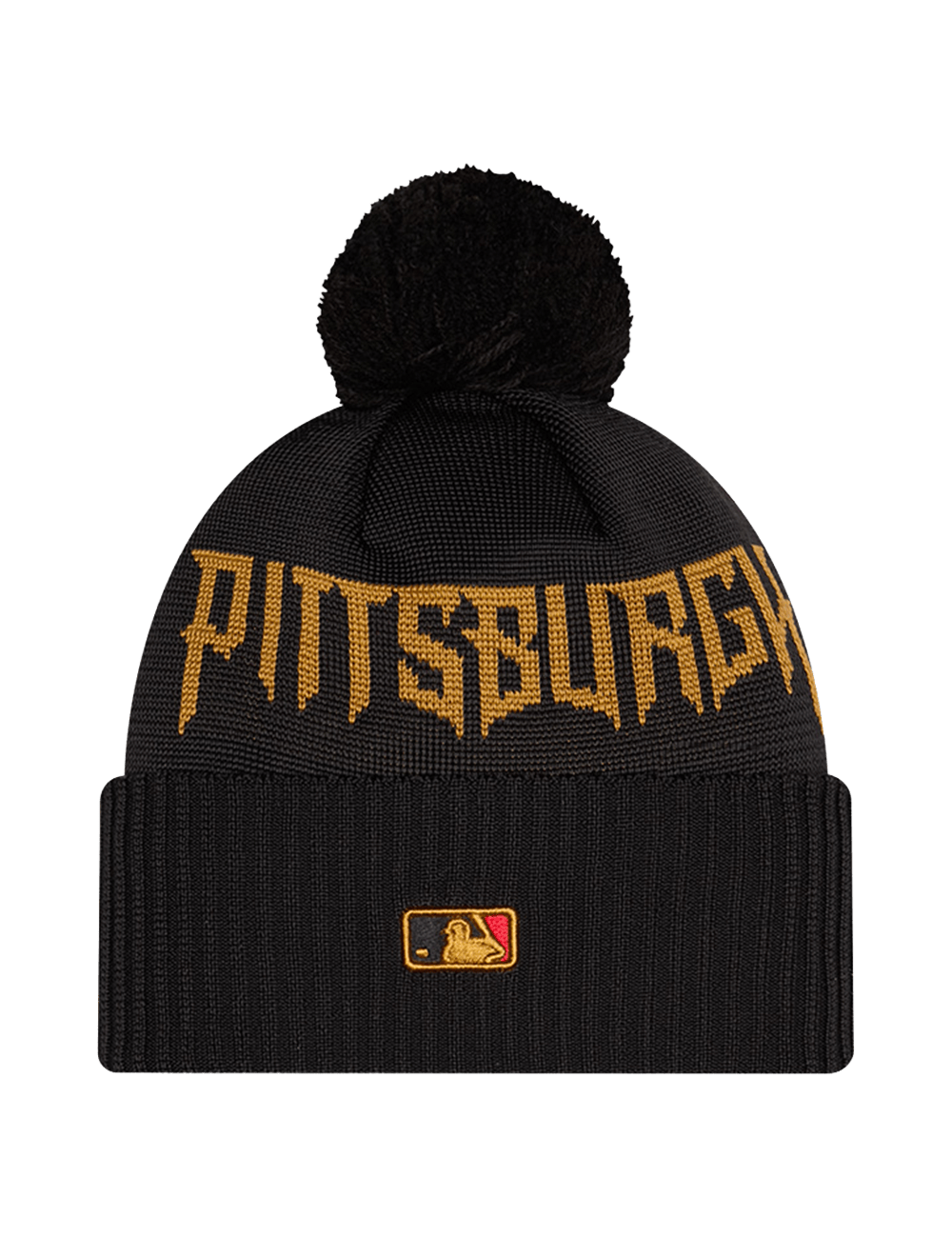 New Era Beanies OSFM Pittsburgh Pirates New Era MLB City Connect 26 Pom Knit Beanie