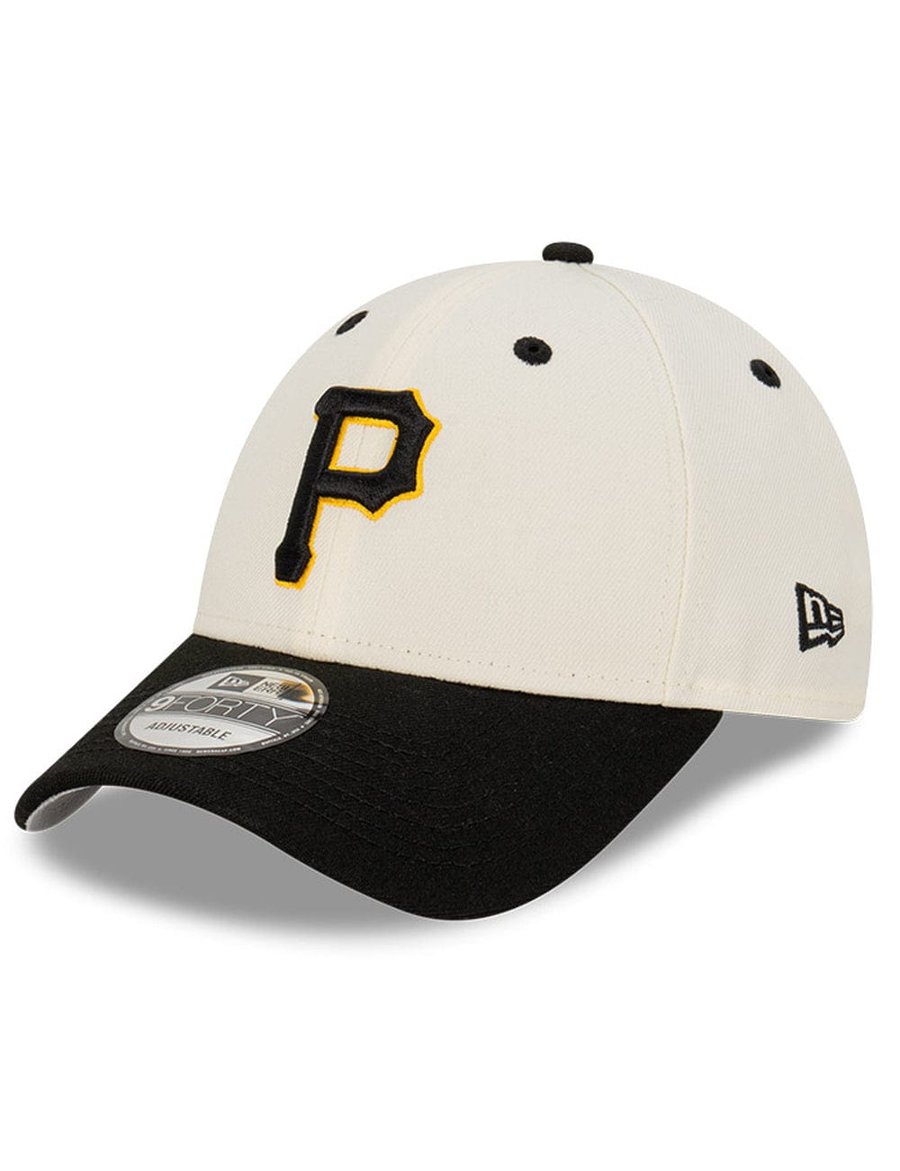 New Era Caps Pittsburgh Pirates New Era MLB Team 2T 9FORTY Snapback Hat - Chrome White
