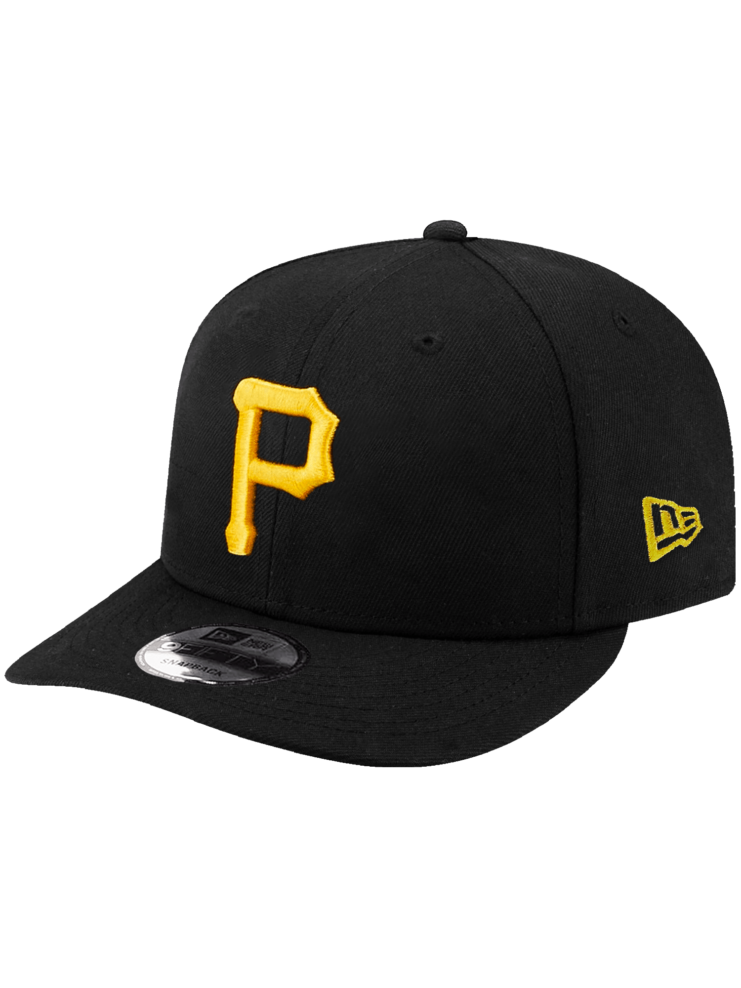 New Era Caps Pittsburgh Pirates New Era MLB Team Pre-Curved 9FIFTY Snapback Hat - Black