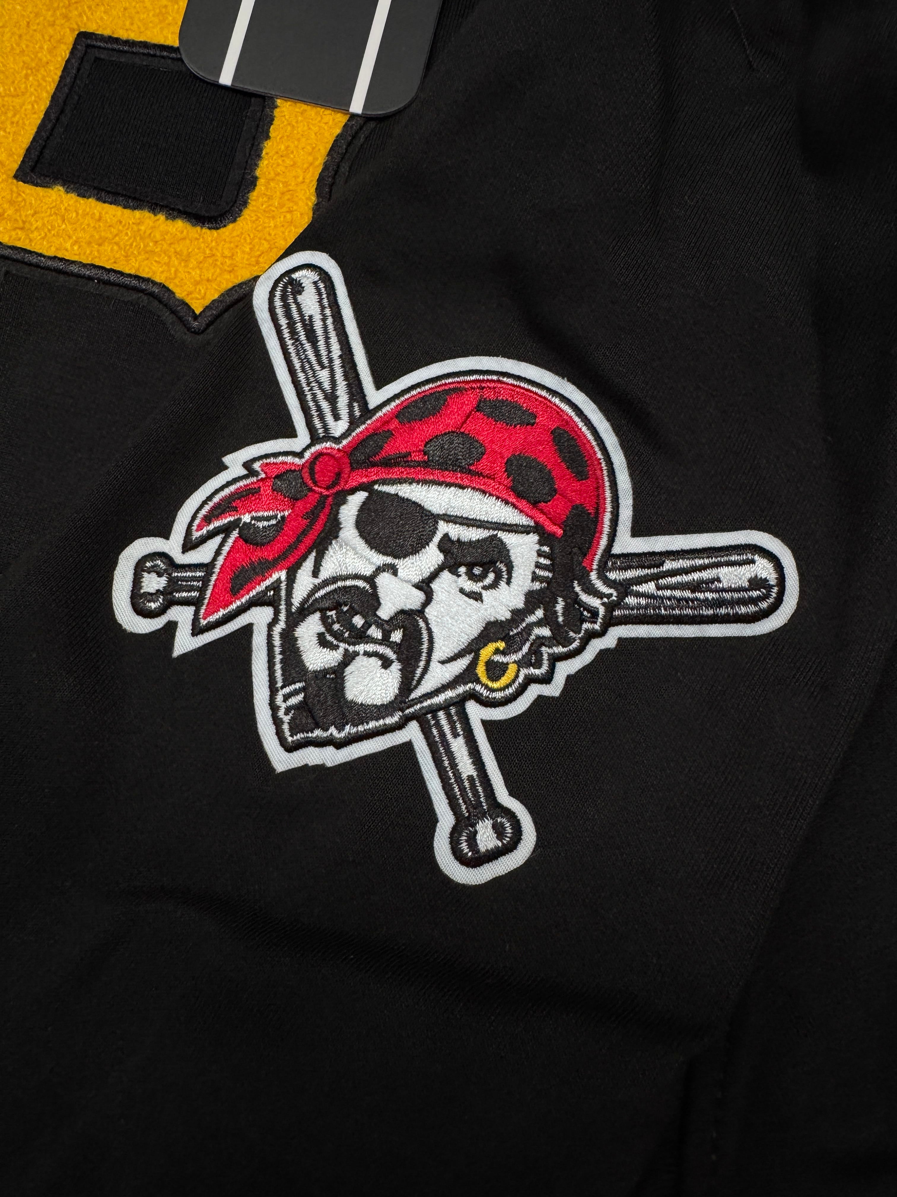 Pro Standard Jumpers Pittsburgh Pirates Pro Standard MLB Team Chenille Flex Hoodie Jumper - Black