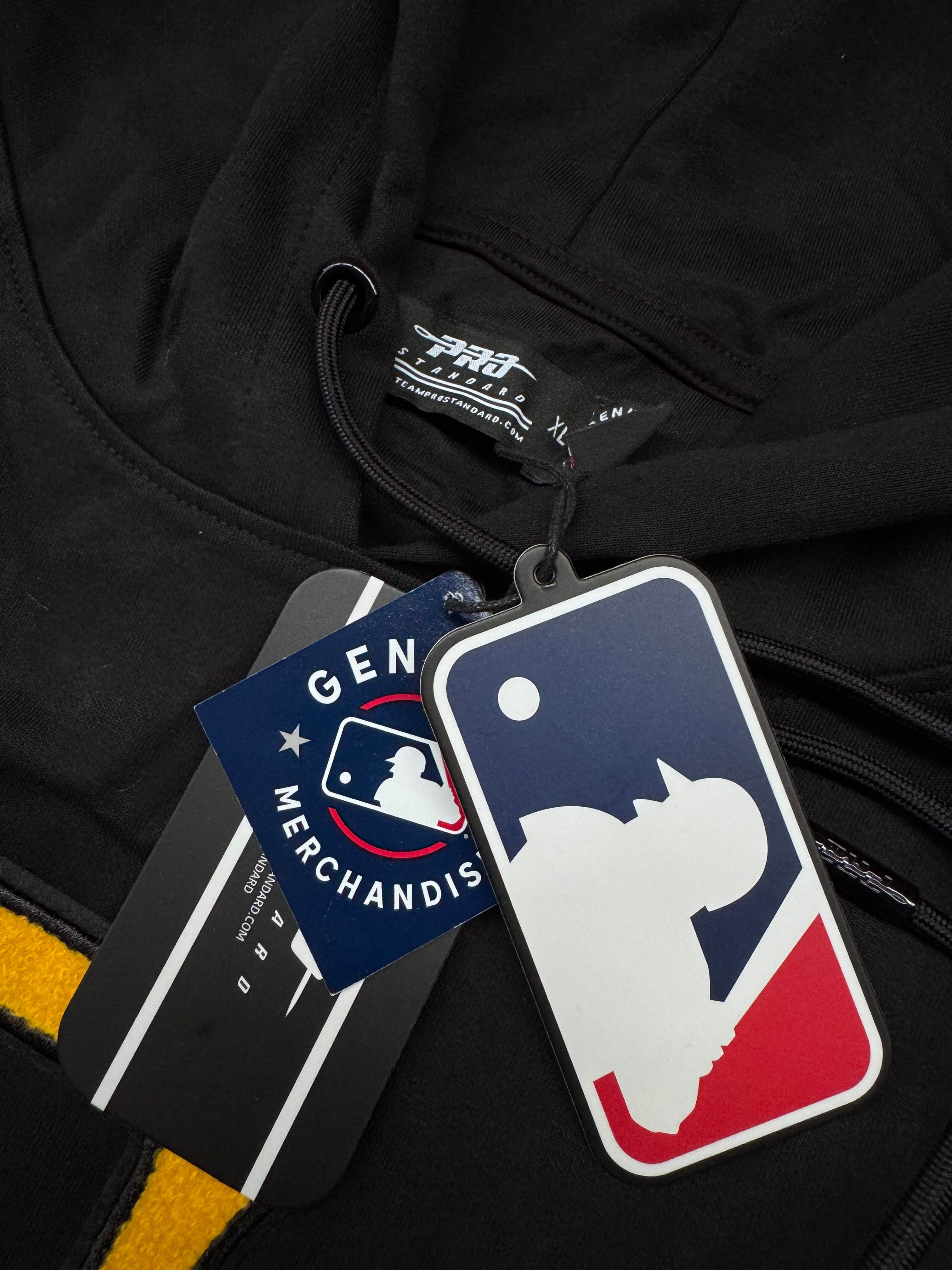 Pro Standard Jumpers Pittsburgh Pirates Pro Standard MLB Team Chenille Flex Hoodie Jumper - Black