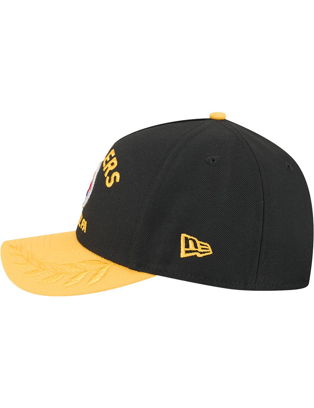 New Era Caps Pittsburgh Steelers New Era NFL 25 Draft 9FORTY M-Crown Snapback Hat - Black