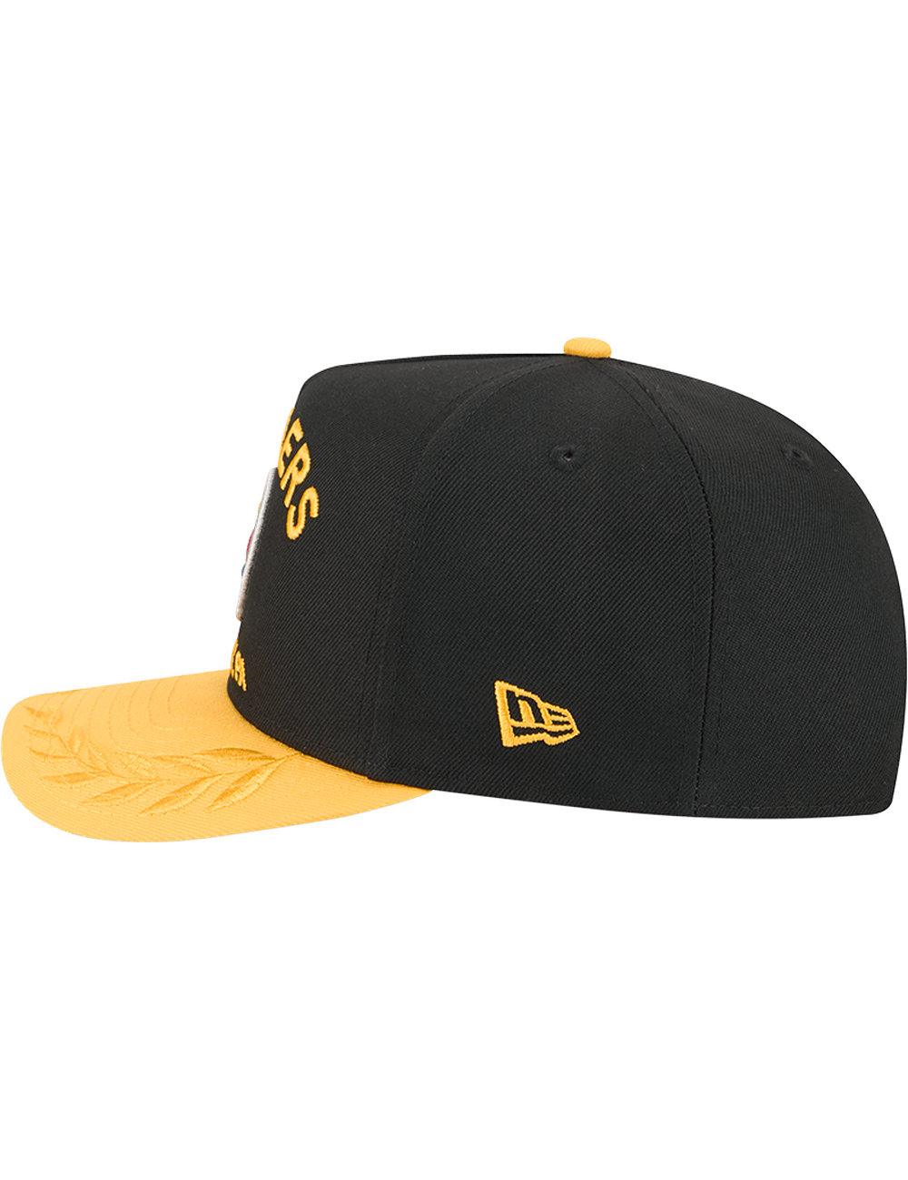New Era Caps Pittsburgh Steelers New Era NFL 25 Draft Pre-Curved 9FIFTY A-Frame Snapback Hat - Black