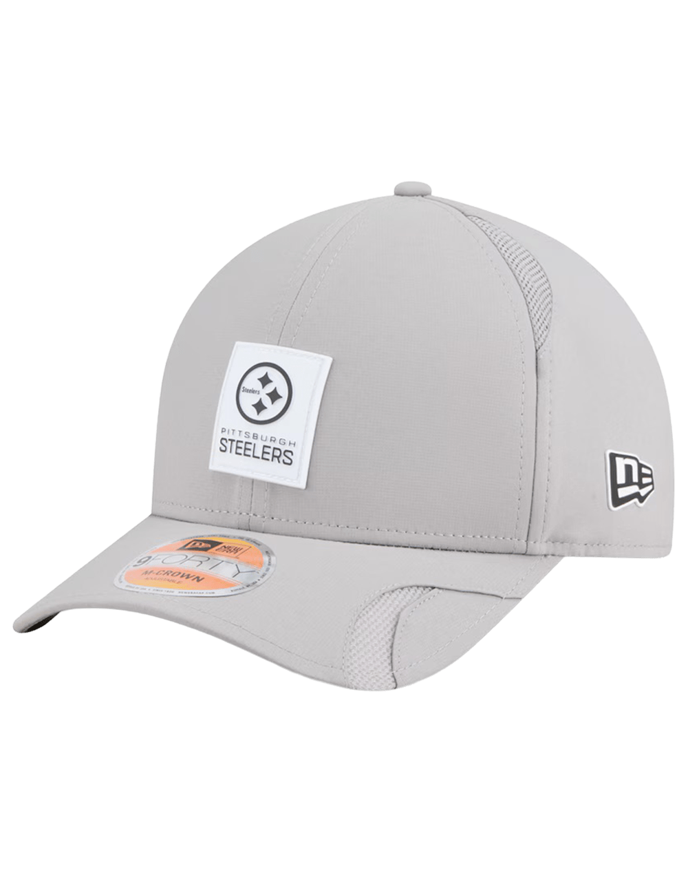 New Era Caps Pittsburgh Steelers New Era NFL 25 Sideline 9FORTY M-Crown Snapback Hat - Grey