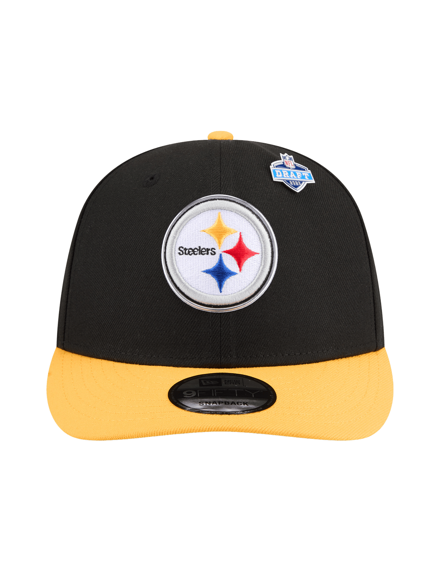 New Era Caps OSFM Pittsburgh Steelers New Era NFL Draft 26 9FIFTY Pre-Curved Snapback Hat