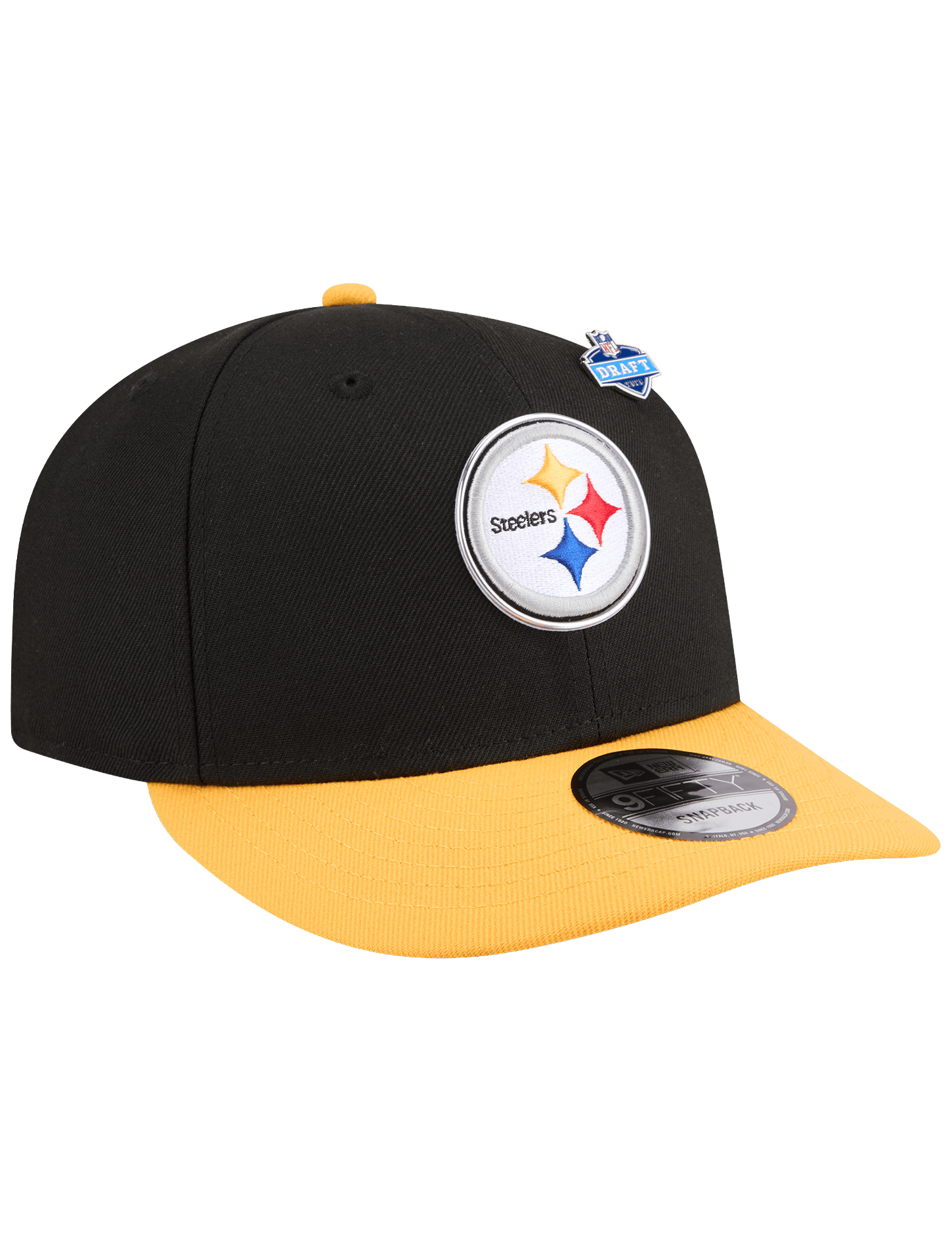 New Era Caps OSFM Pittsburgh Steelers New Era NFL Draft 26 9FIFTY Pre-Curved Snapback Hat