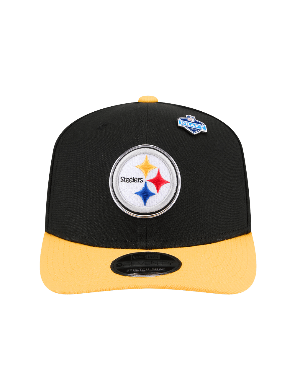 New Era Caps OSFM Pittsburgh Steelers New Era NFL Draft 26 9SEVENTY Stretch-Snapback Hat