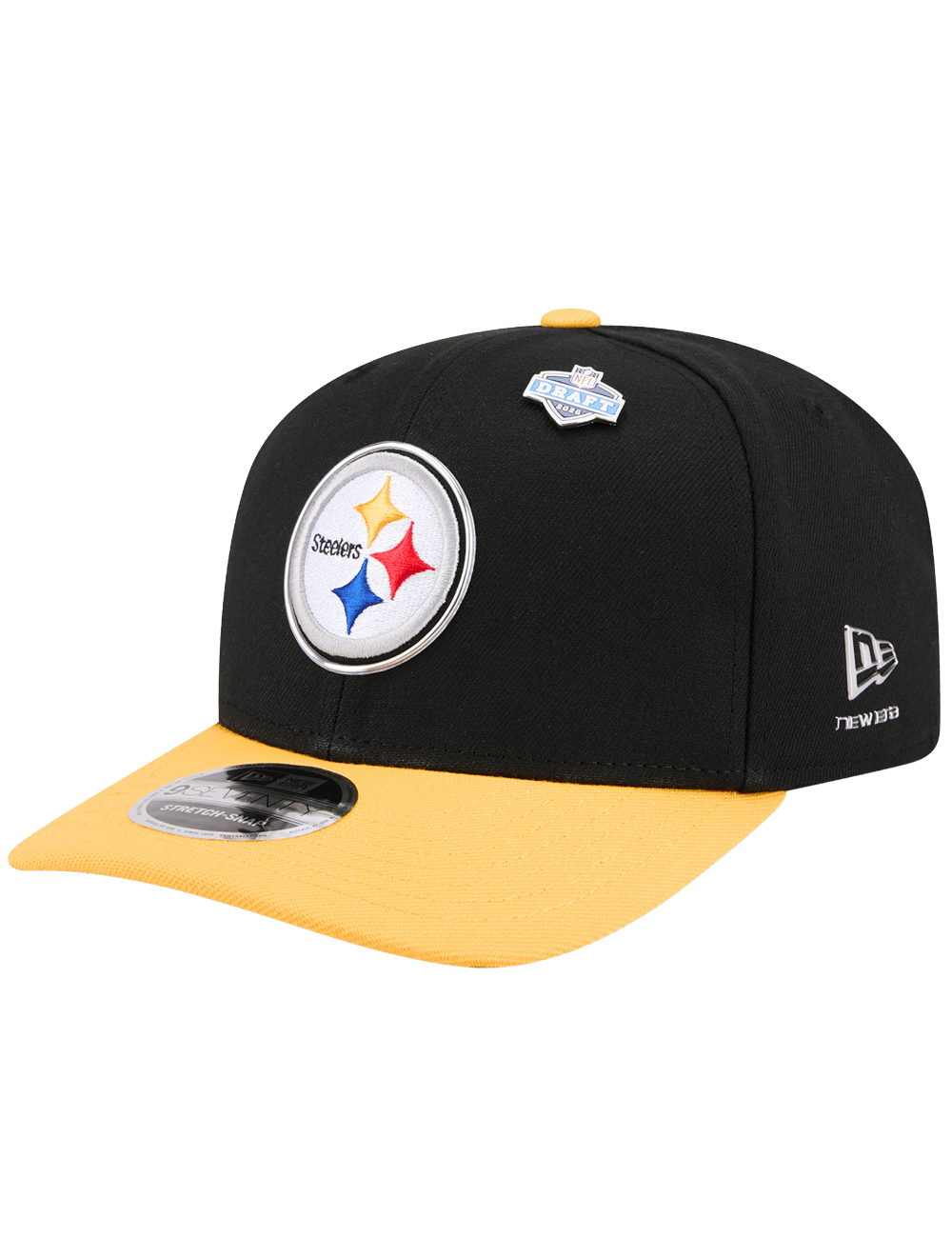 New Era Caps OSFM Pittsburgh Steelers New Era NFL Draft 26 9SEVENTY Stretch-Snapback Hat