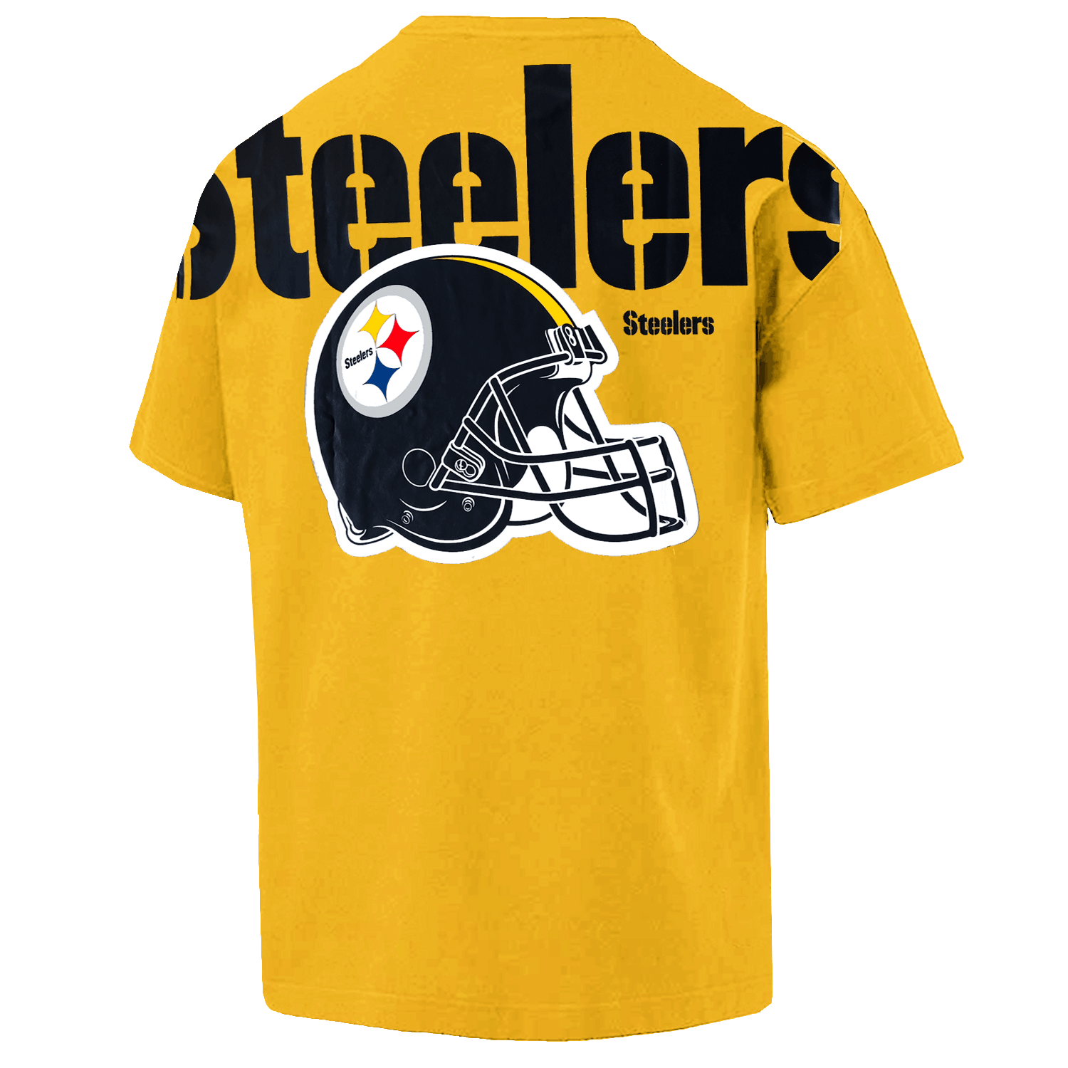 New Era T-Shirts Pittsburgh Steelers New Era NFL Logo Select Oversized T-Shirt - Yellow
