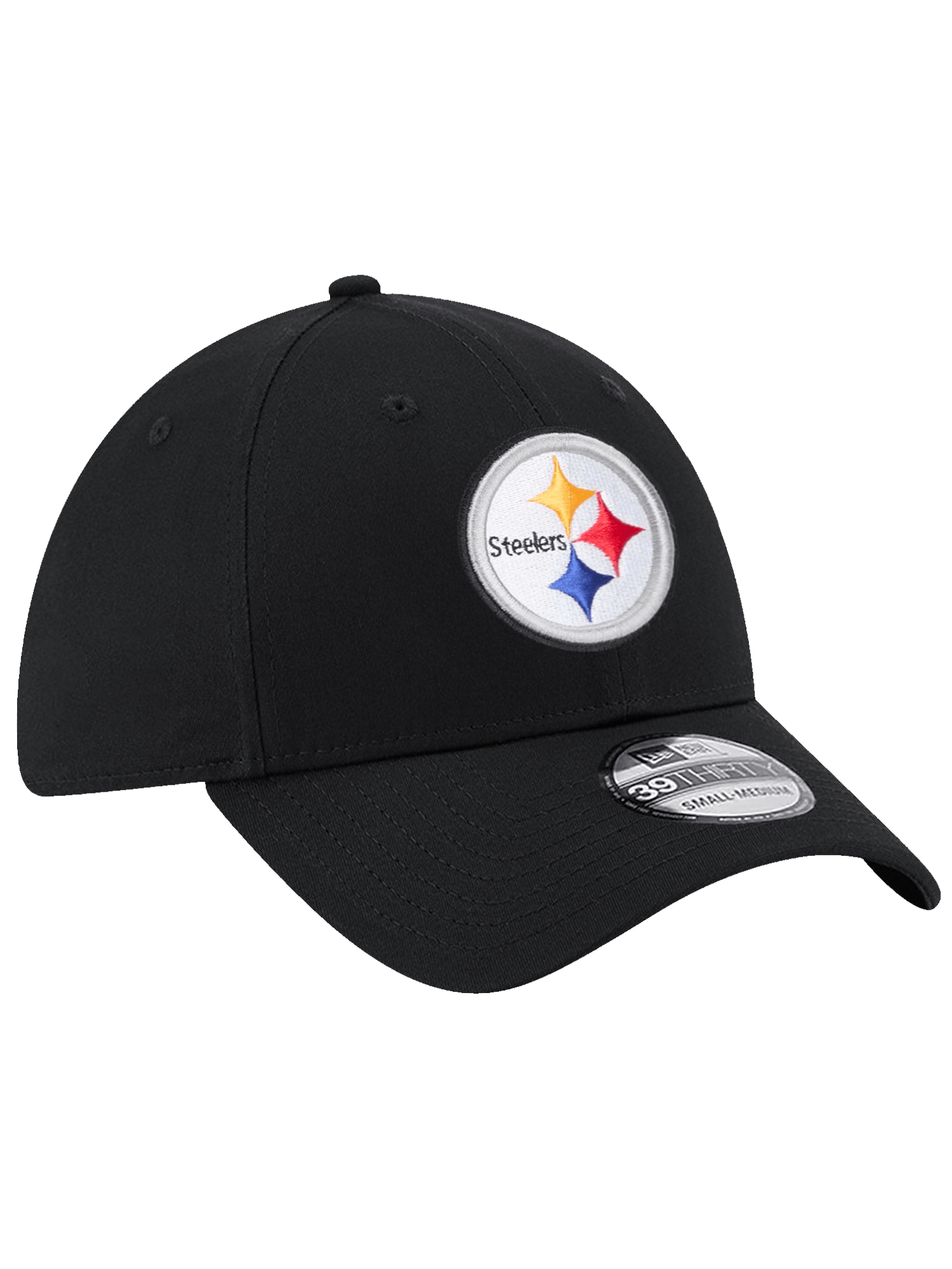 New Era Caps Pittsburgh Steelers New Era NFL Team 39THIRTY Stretch-Fit Hat - Black