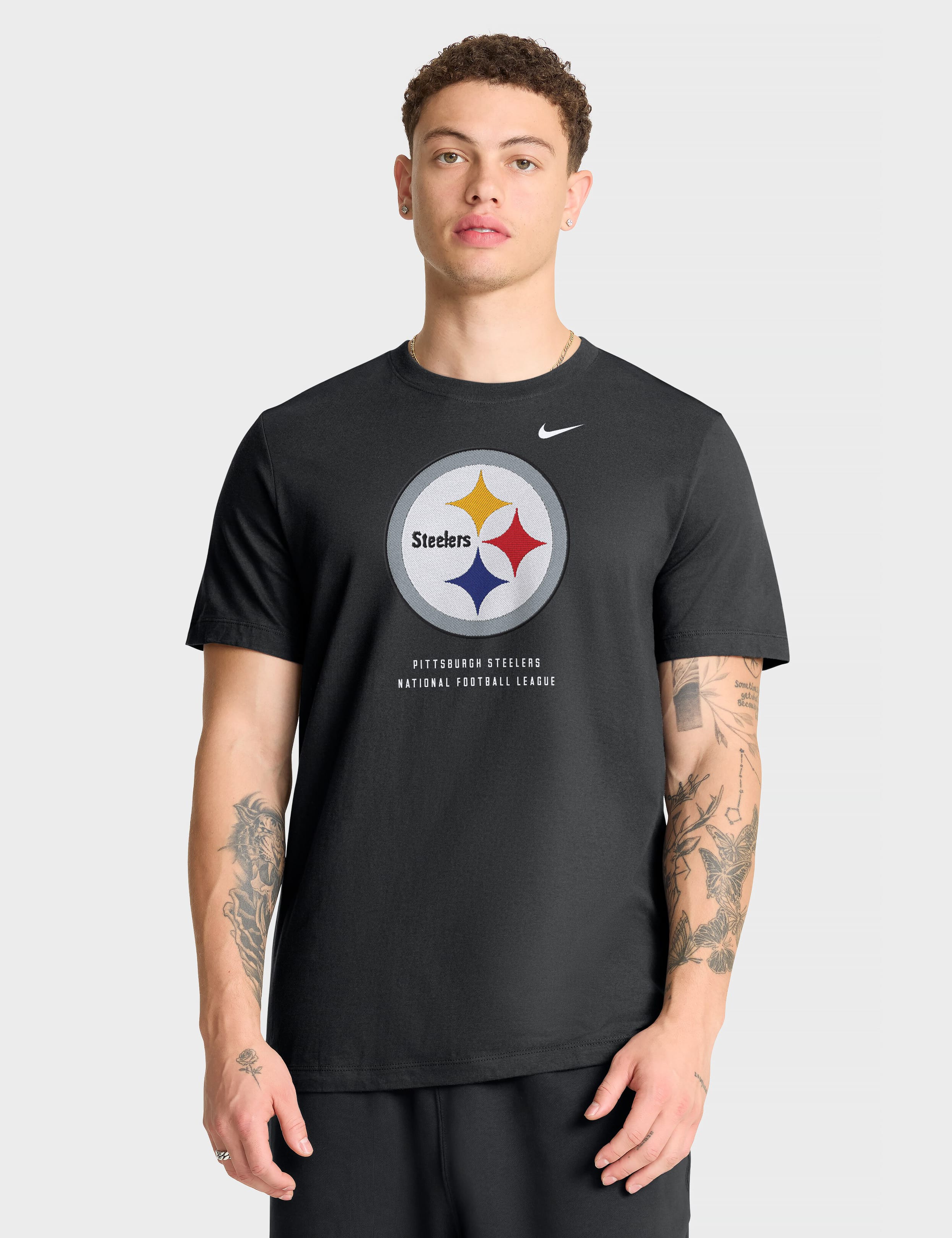 Nike T-Shirts Pittsburgh Steelers Nike NFL Property Of Cotton T-Shirt - Black