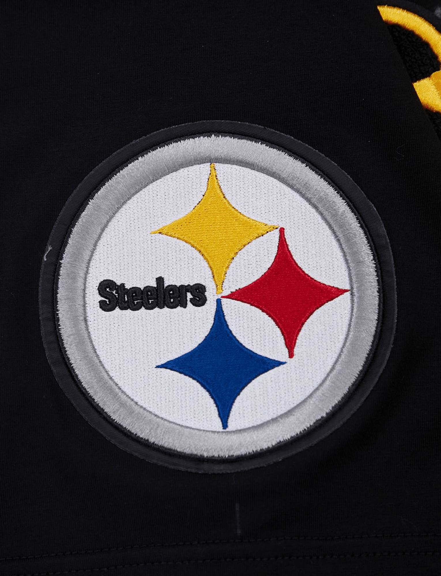 Pro Standard T-Shirts Pittsburgh Steelers Pro Standard NFL Classic Chenille Flex T-Shirt - Black