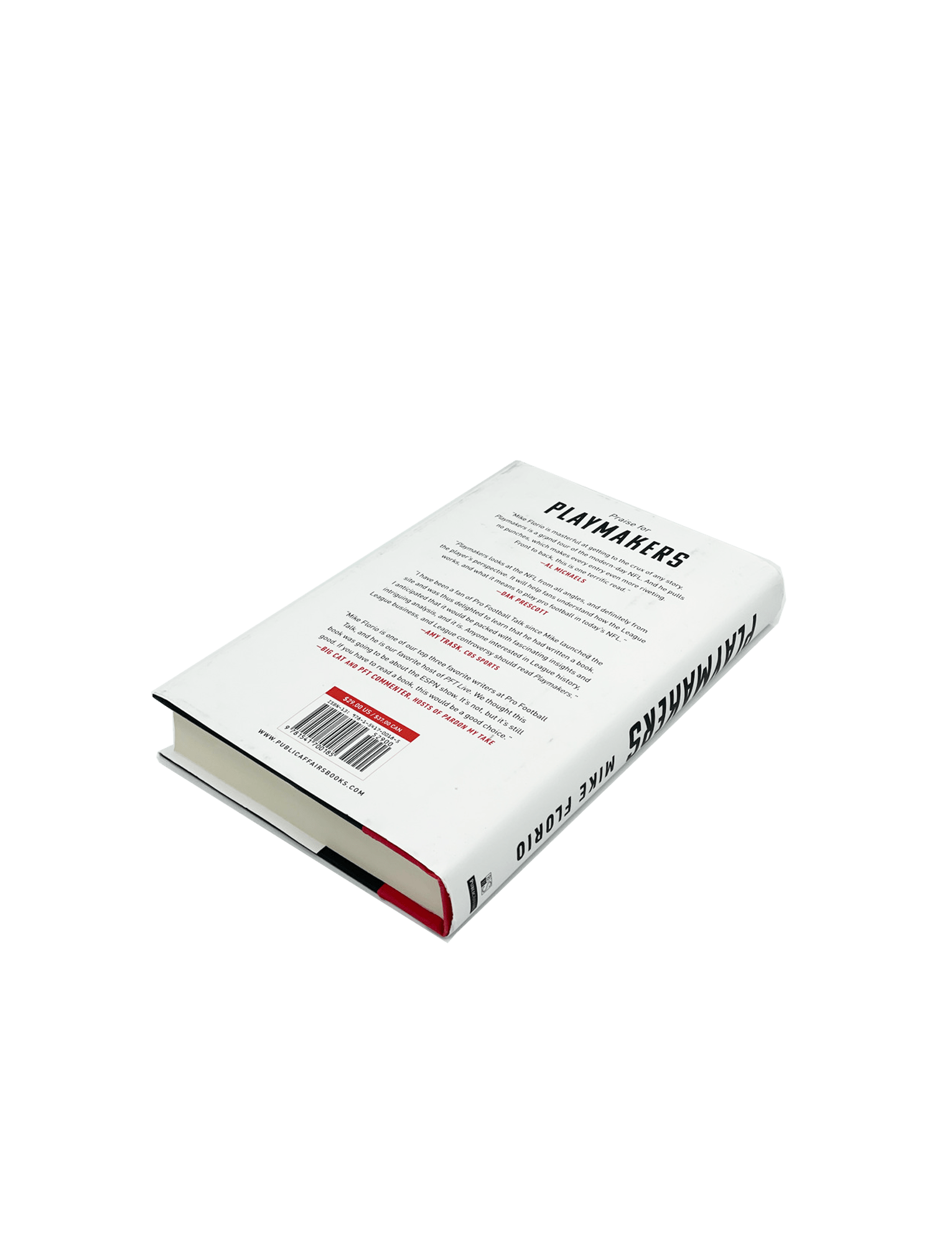 Hachette Group Books Playmakers by Mike Florio NFL Hardcover Book