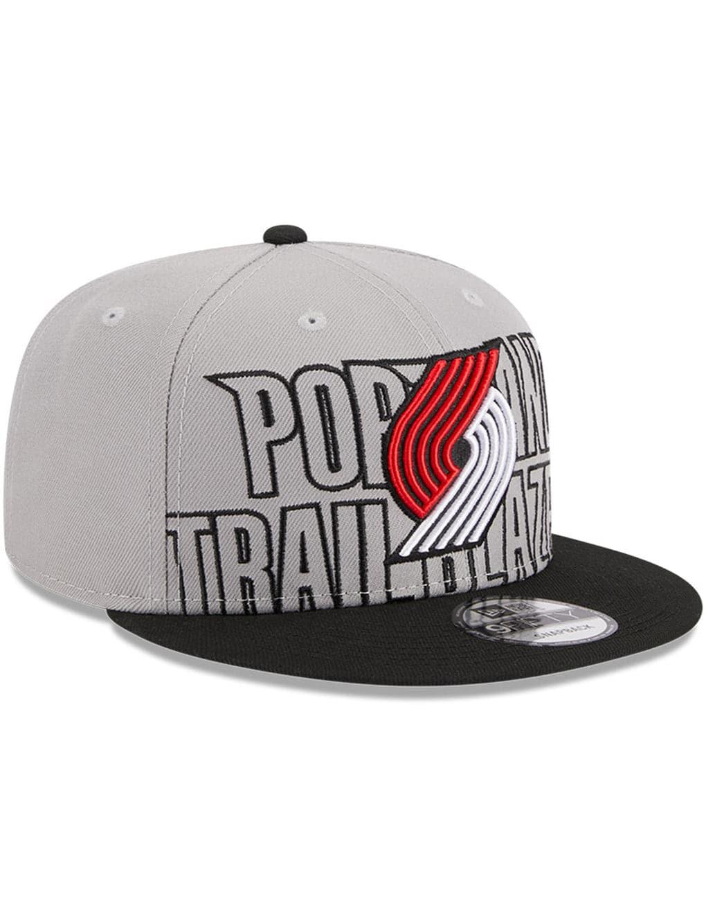 New Era Caps Portland Trail Blazers New Era NBA 23 Draft 9FIFTY Snapback Hat - Grey