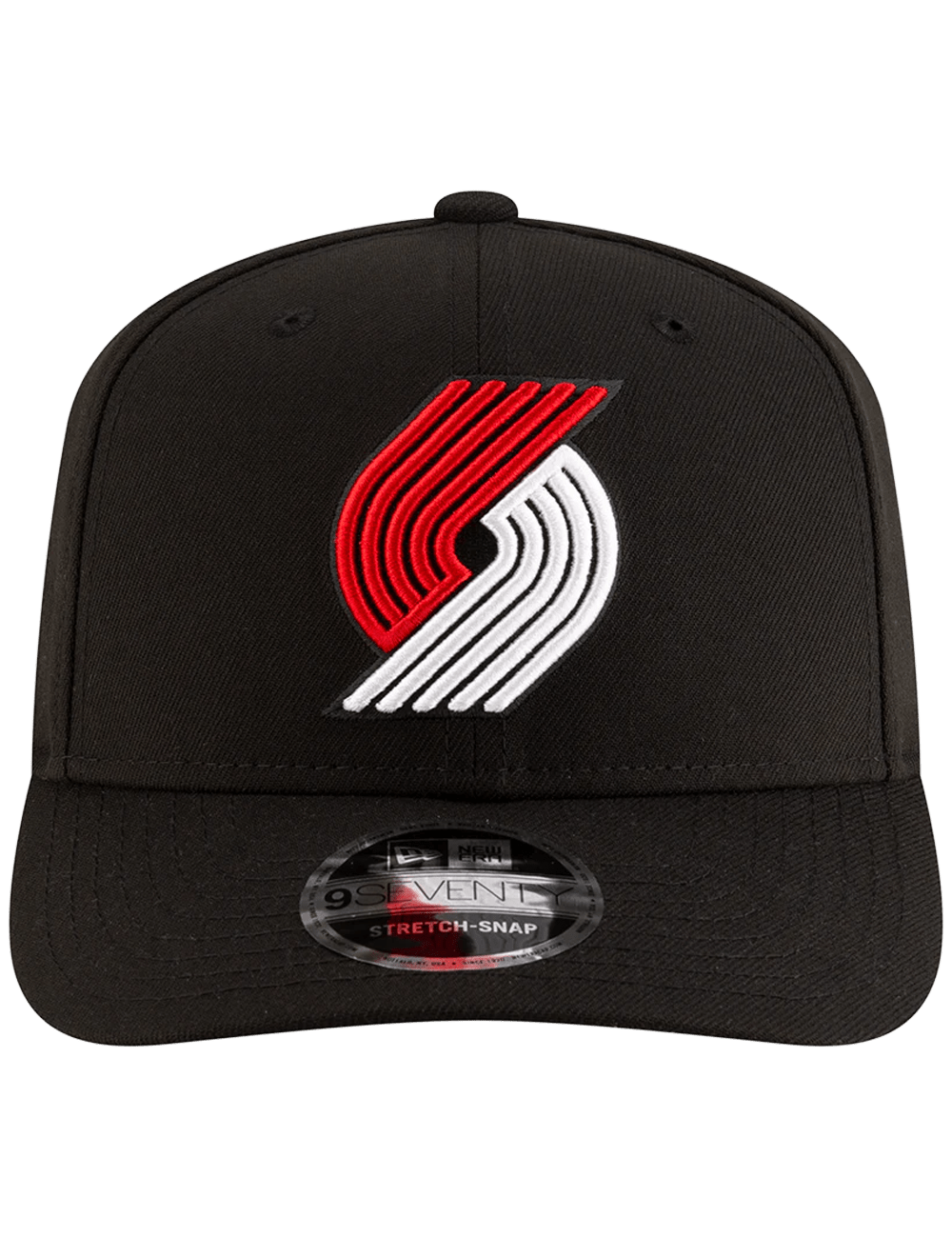 New Era Caps Portland Trail Blazers New Era NBA Team 9SEVENTY Stretch-Snapback Hat - Black