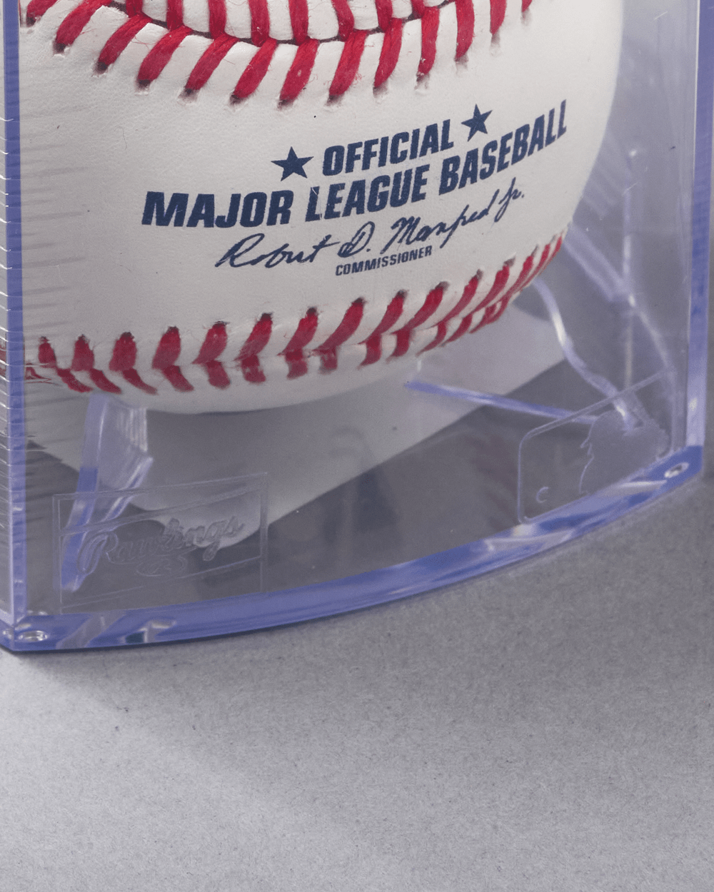 Rawlings Balls Rawlings MLB Official Game Baseball Ball w/Display Case