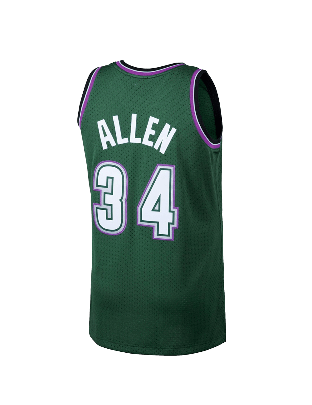 Mitchell And Ness Jerseys Ray Allen Milwaukee Bucks Mitchell & Ness NBA 96-97 Road HWC Swingman Jersey - Green
