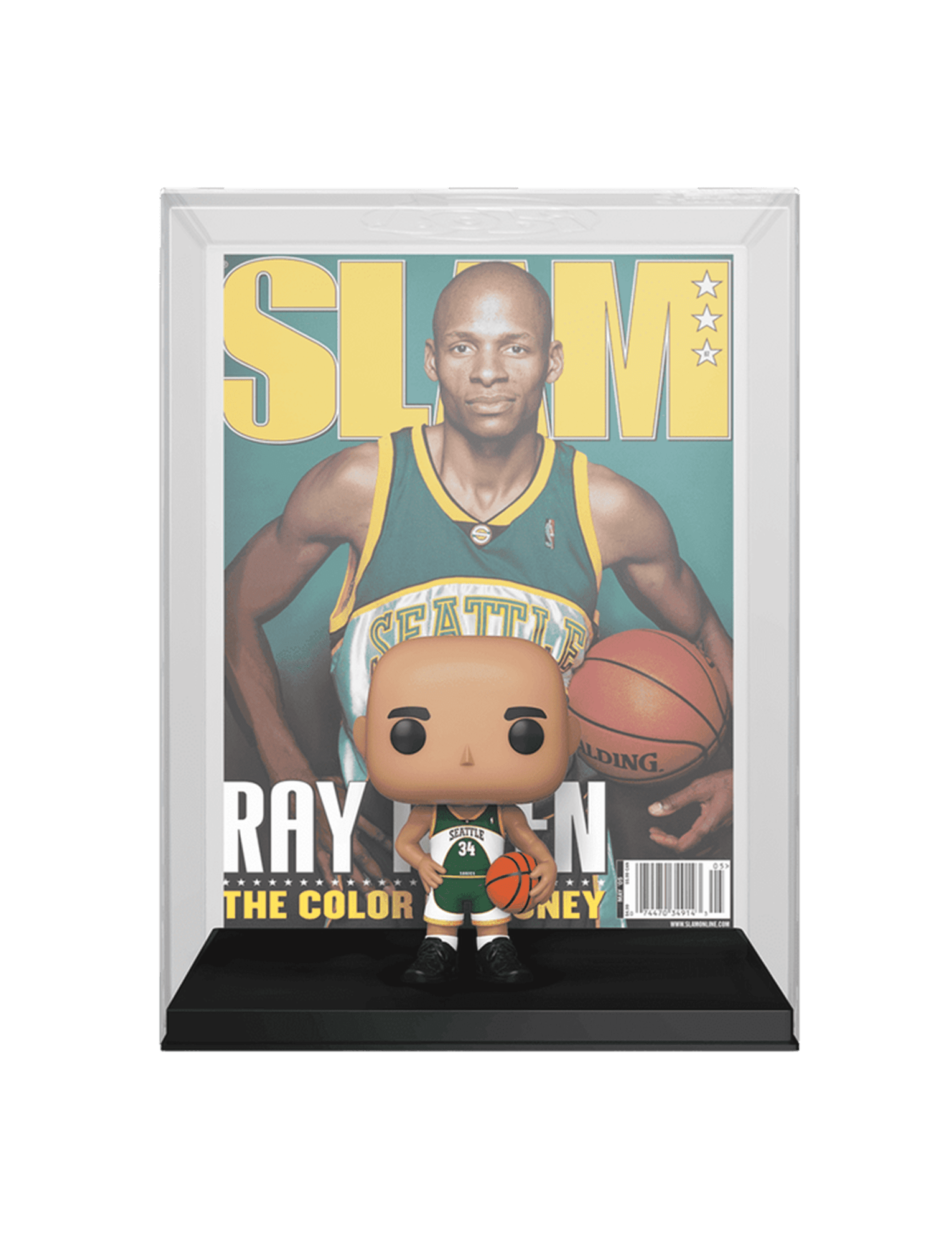 Funko Figures Ray Allen Seattle Supersonics Funko NBA Slam Magazine Pop Figure