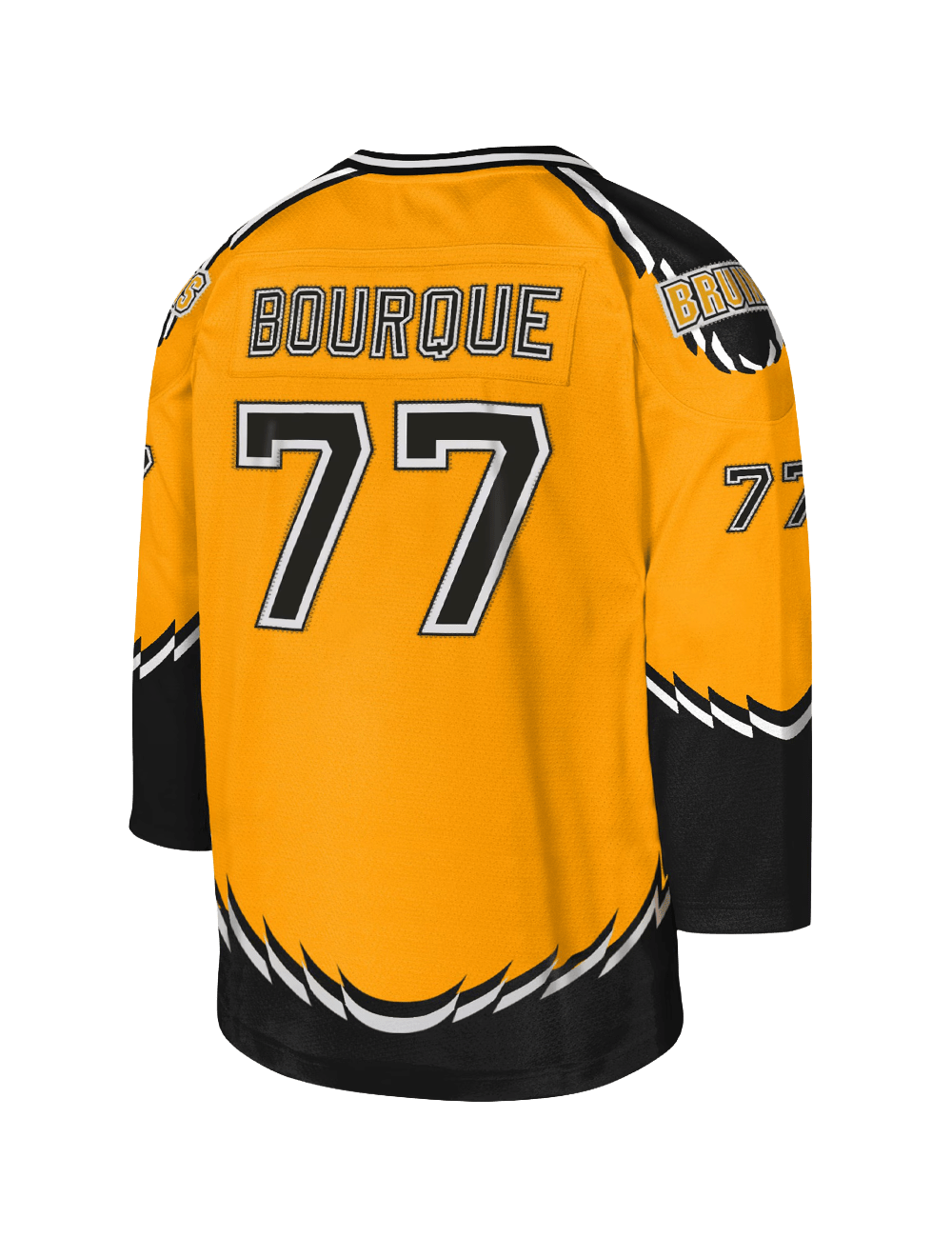Mitchell And Ness Jerseys Ray Bourque Boston Bruins Mitchell & Ness NHL 96 Alt Power Play Jersey - Gold