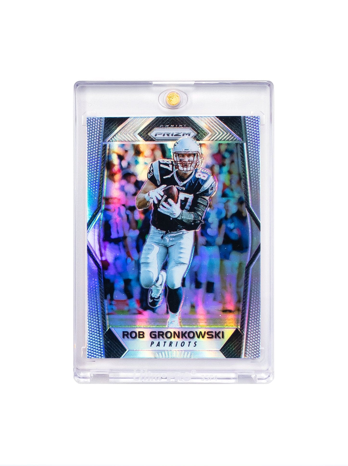 Panini Cards Rob Gronkowski New England Patriots Panini NFL Prizm 17 Silver Card