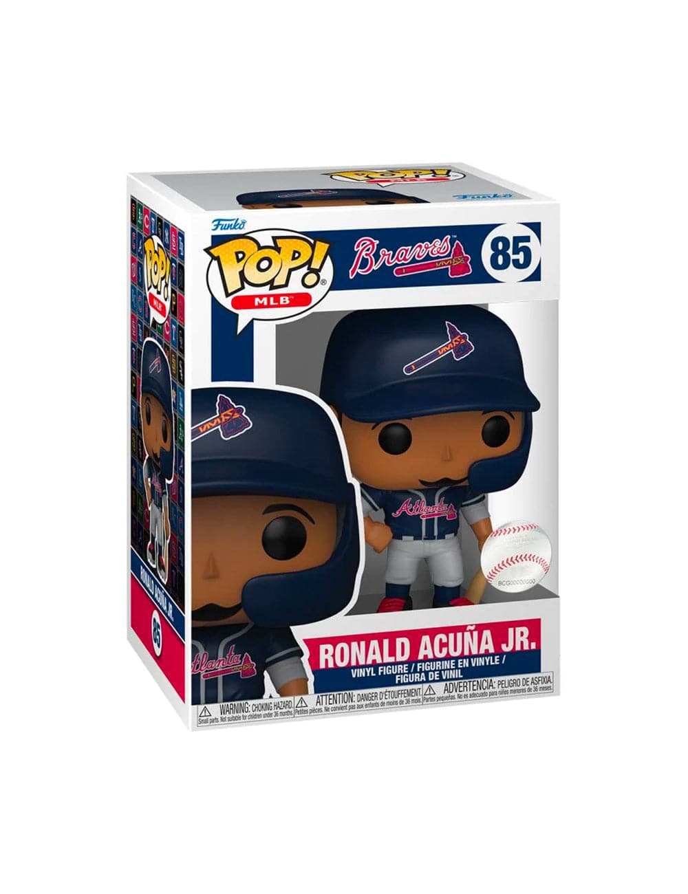 Funko Figures Ronald Acuna Atlanta Braves Funko MLB Pop Vinyl 3.75" Figure - Navy