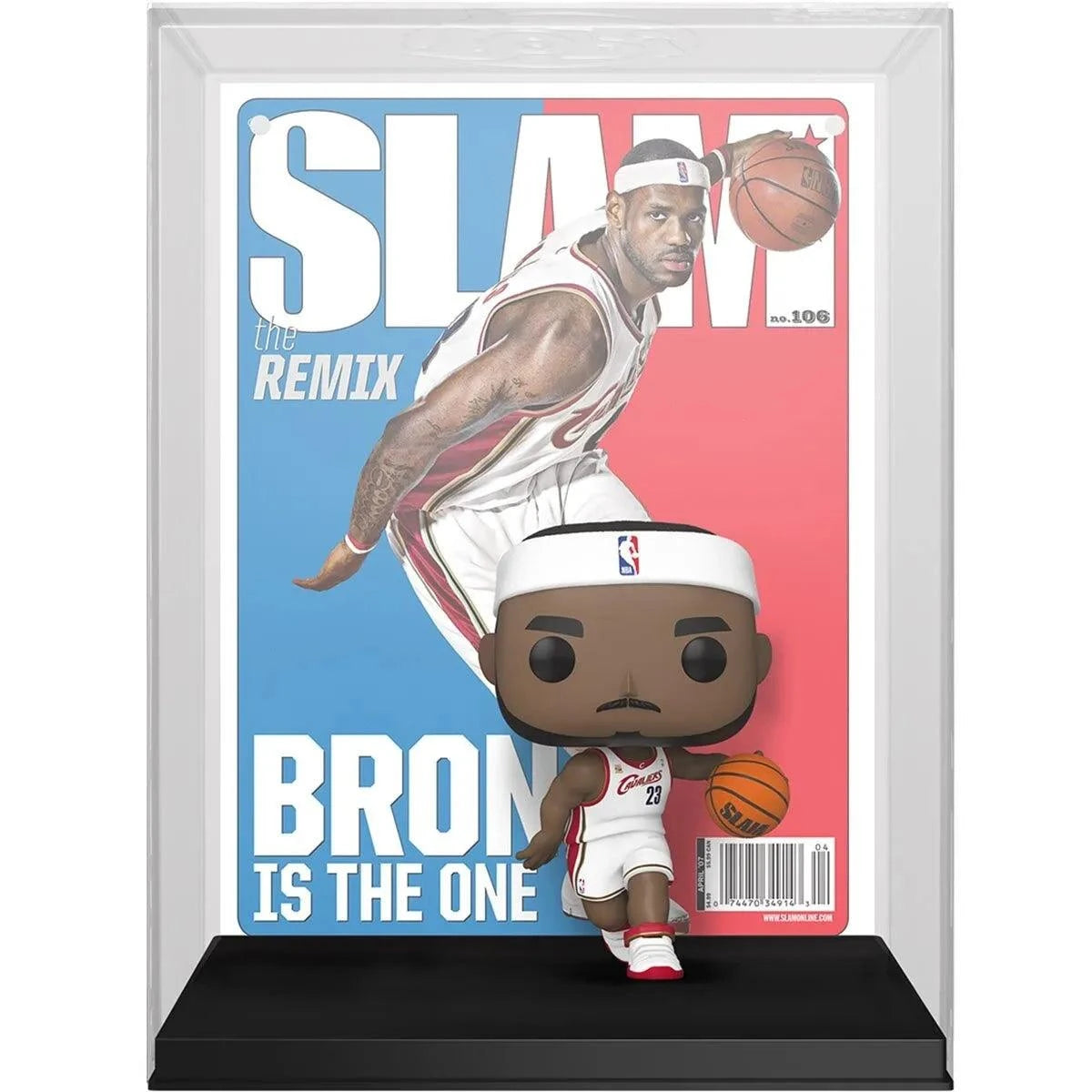 LeBron James Cleveland Cavaliers Funko NBA Slam Magazine Pop Figure