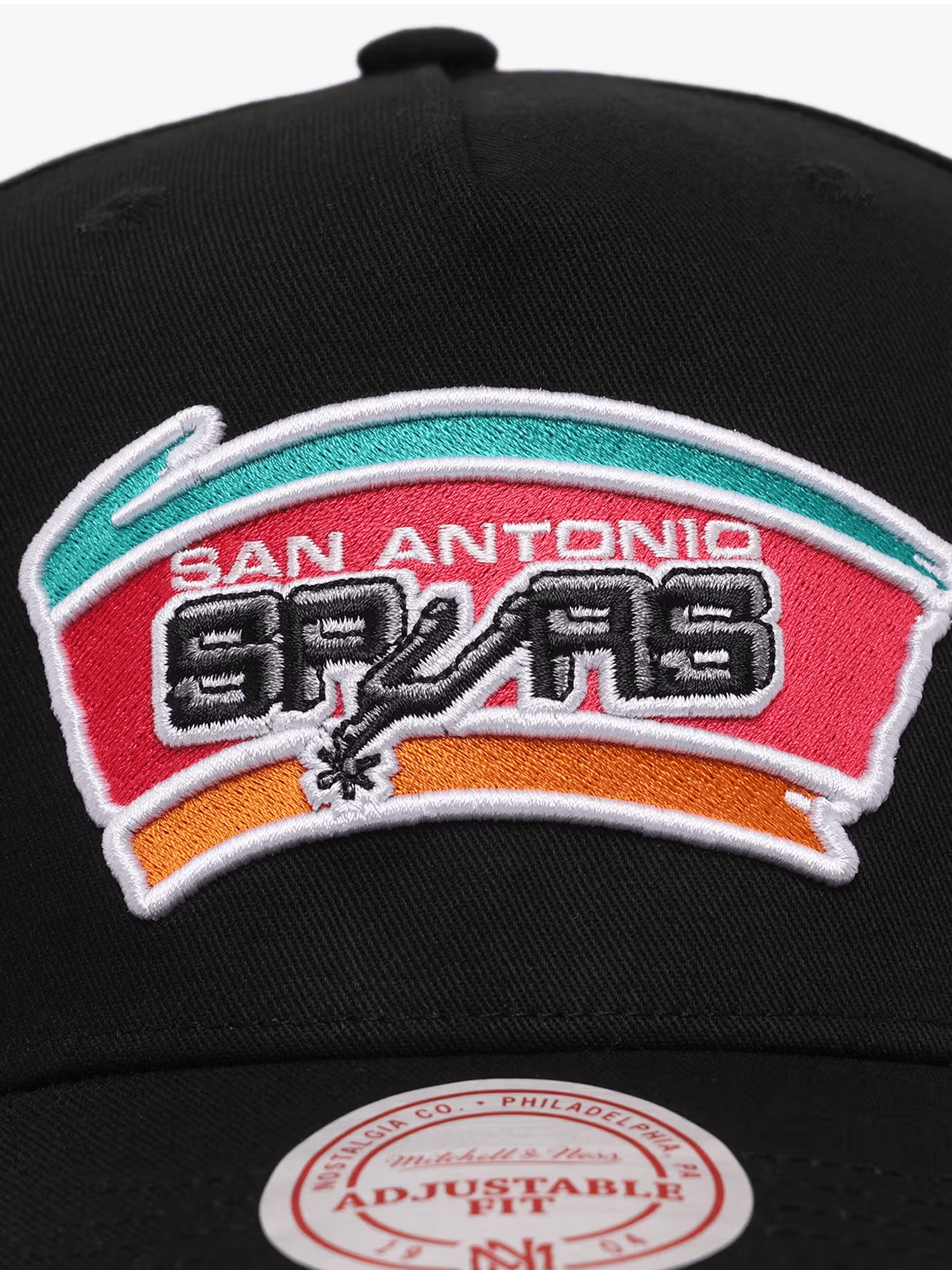 Mitchell And Ness Caps San Antonio Spurs Mitchell & Ness NBA HWC MVP Snapback Hat - Black