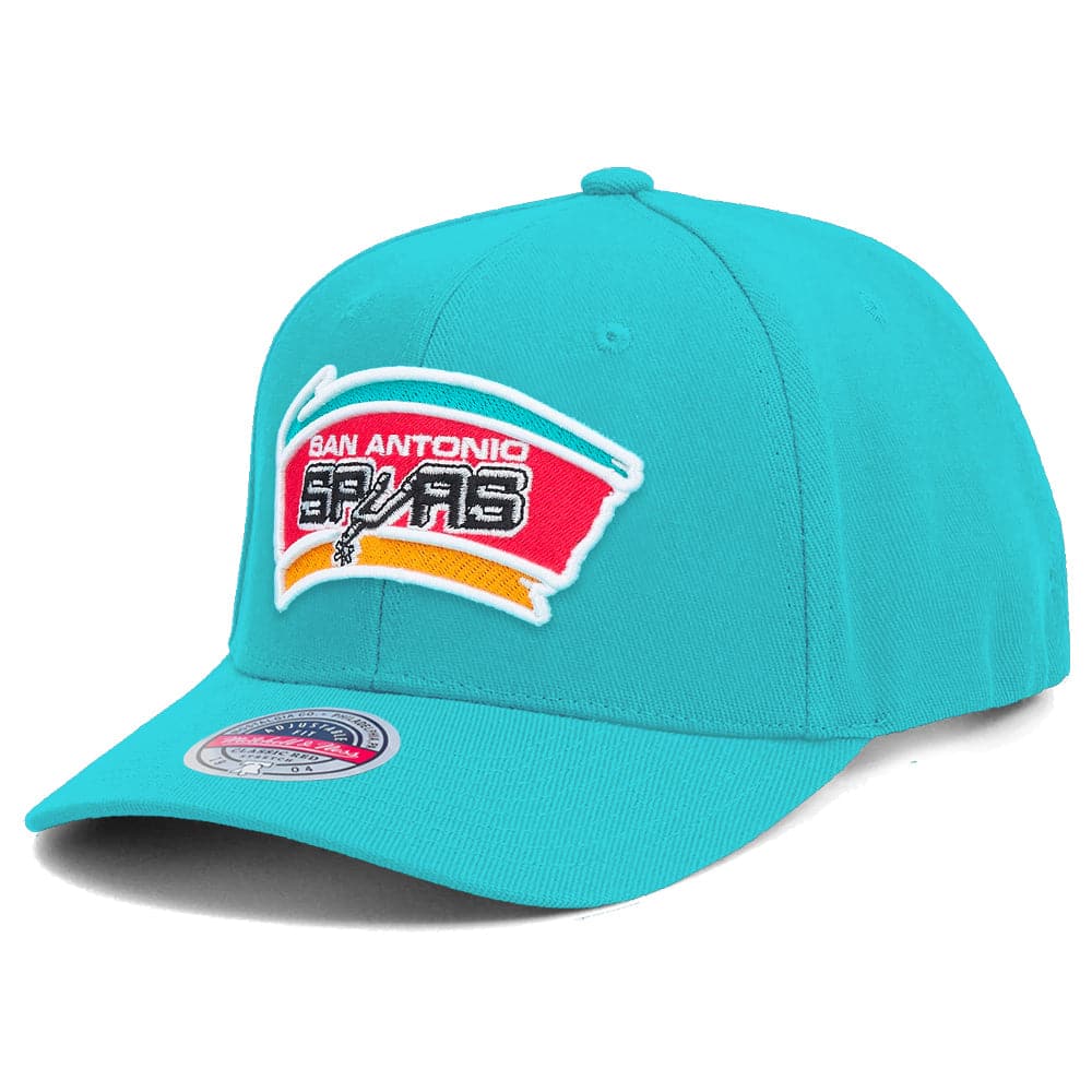 Mitchell And Ness Caps San Antonio Spurs Mitchell & Ness NBA HWC Snapback Hat - Turquoise