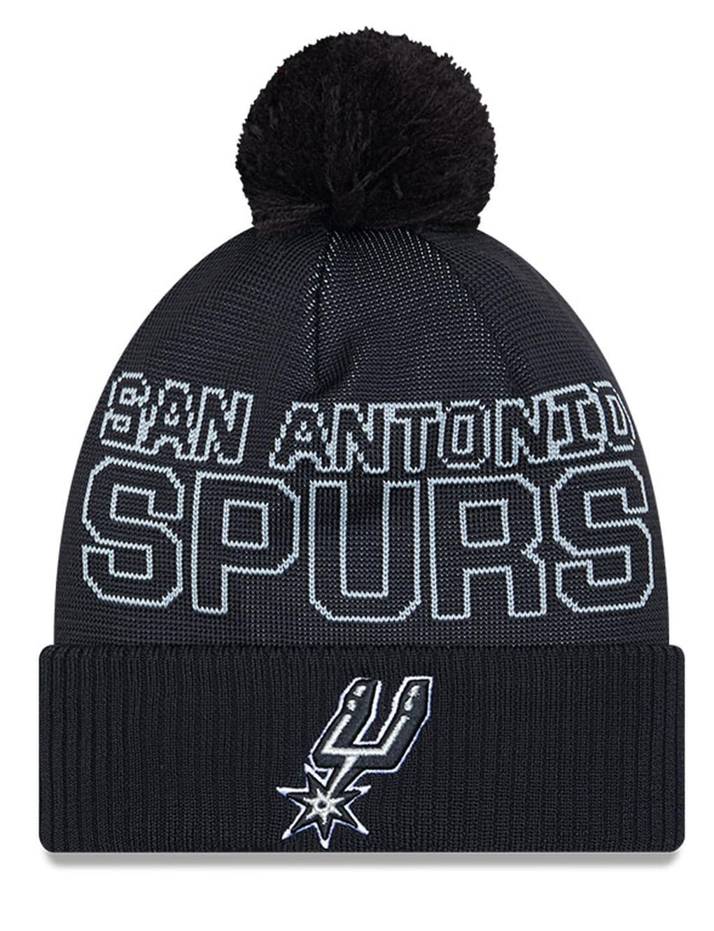 New Era Beanies San Antonio Spurs New Era NBA 23 Draft Knit Beanie - Black