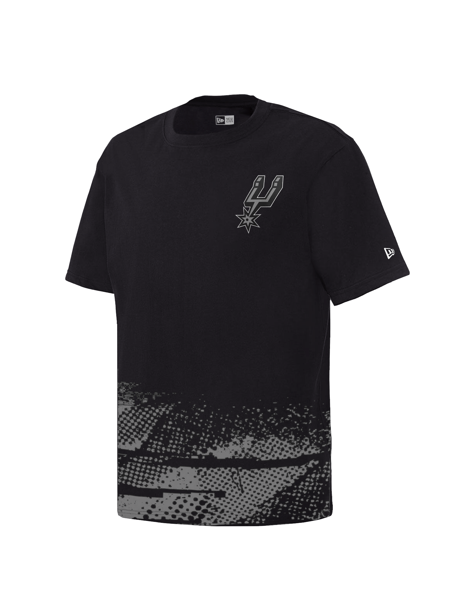 New Era T-Shirts San Antonio Spurs New Era NBA 24-25 Tip-Off T-Shirt - Black