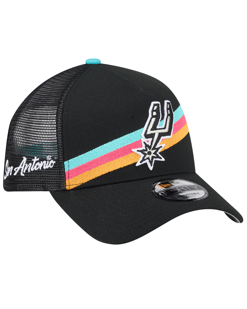 New Era Caps San Antonio Spurs New Era NBA 25-26 City Edition 9FORTY A-Frame Snapback Hat