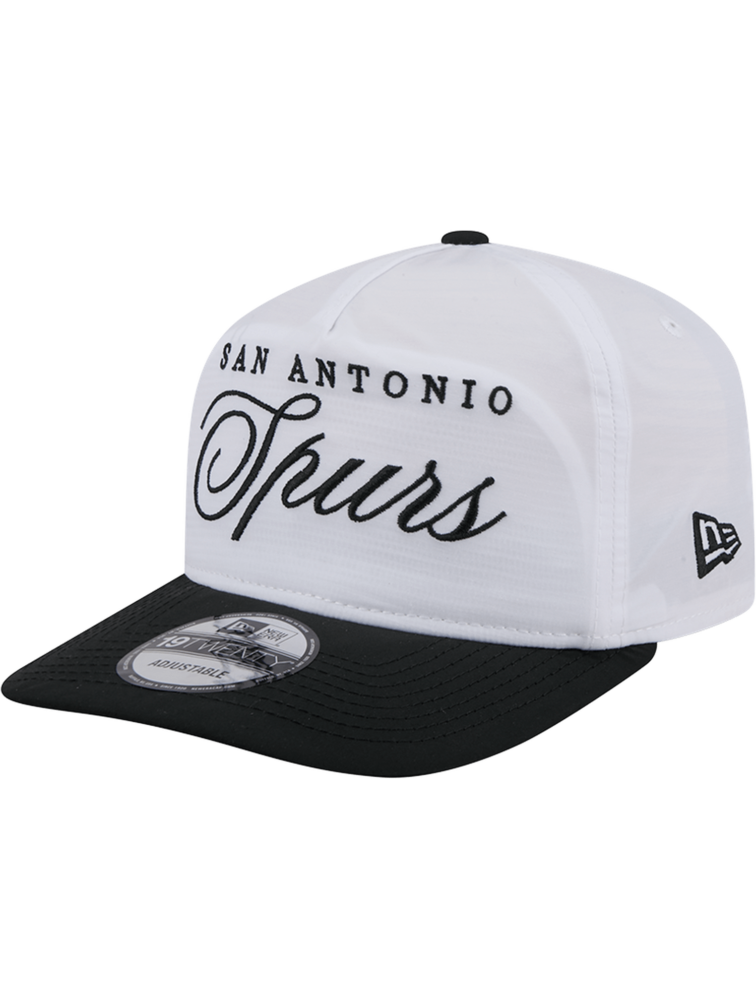 New Era Caps San Antonio Spurs New Era NBA 25 Draft 19TWENTY A-Frame Pre-Curved Hat - White
