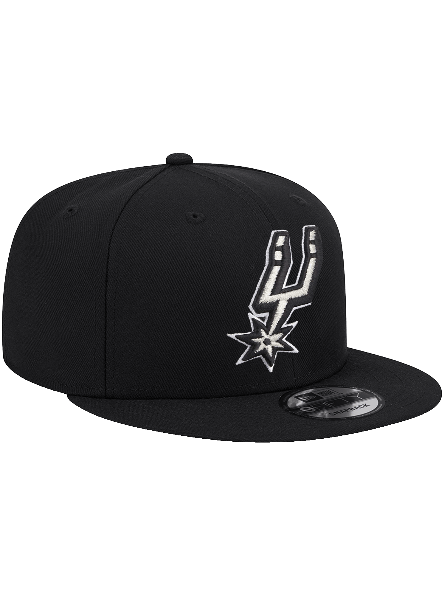 New Era Caps OSFA San Antonio Spurs New Era NBA Team 9FIFTY Snapback Hat - Black
