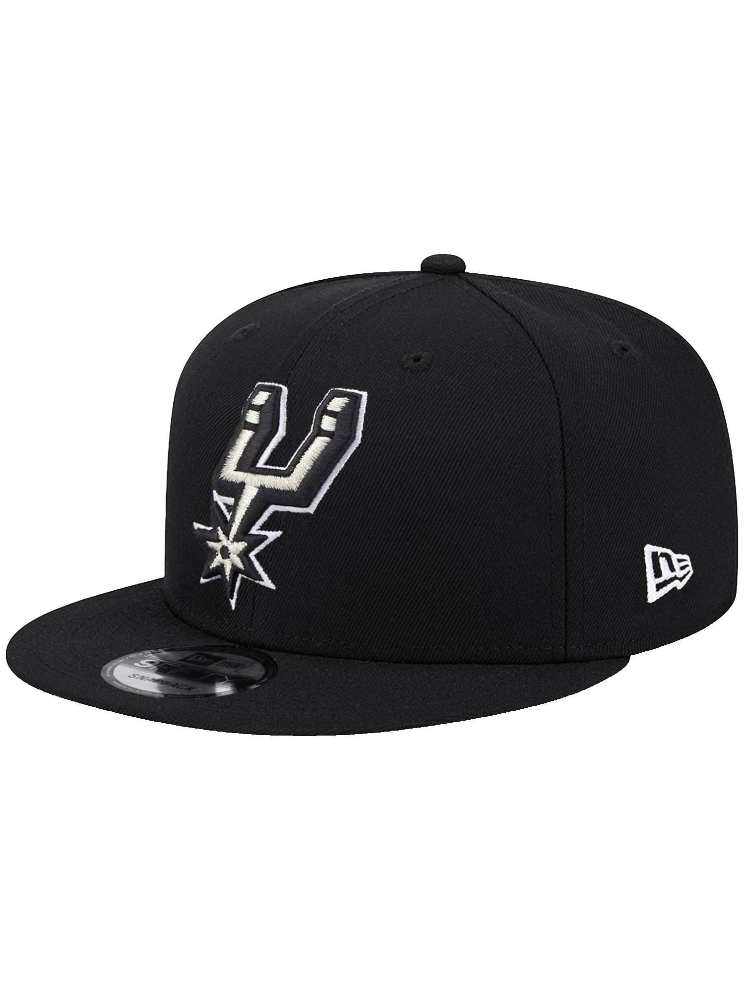 New Era Caps OSFA San Antonio Spurs New Era NBA Team 9FIFTY Snapback Hat - Black