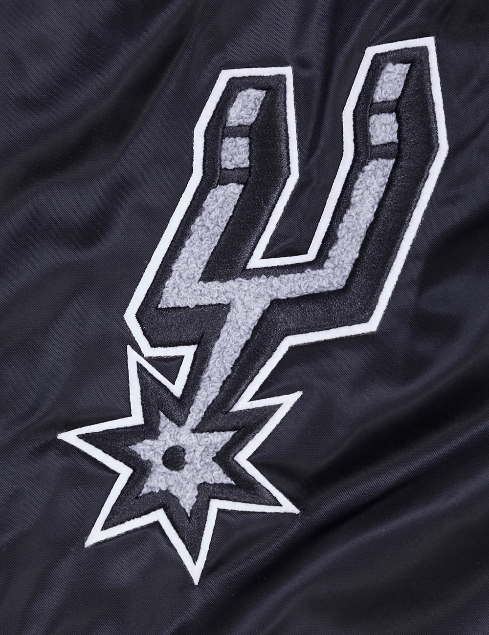 Pro Standard Jackets San Antonio Spurs Pro Standard NBA Retro Classic Lightweight Satin Jacket - Black
