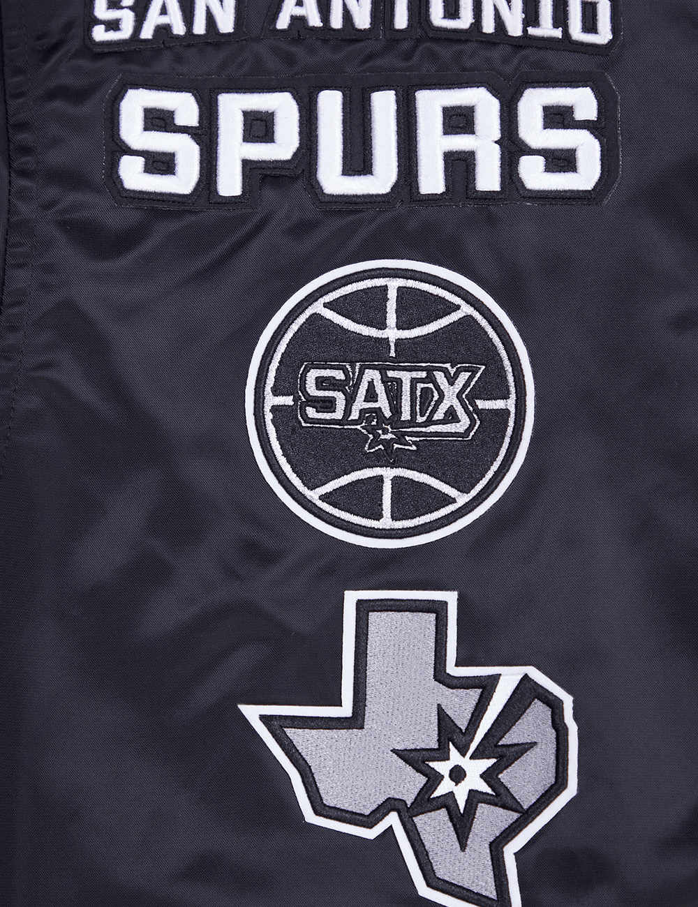 Pro Standard Jackets San Antonio Spurs Pro Standard NBA Retro Classic Lightweight Satin Jacket - Black