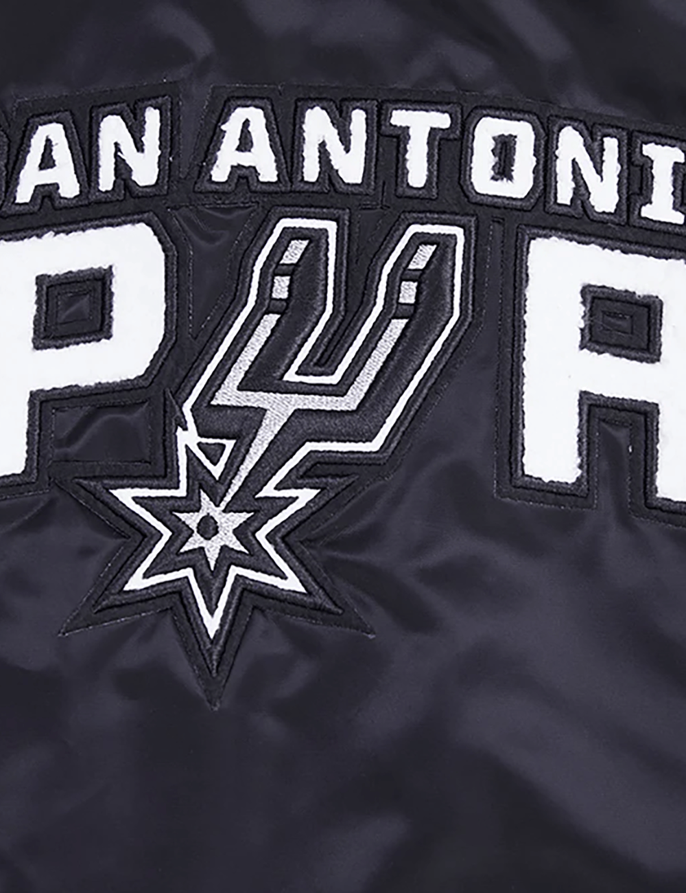 Pro Standard Jackets San Antonio Spurs Pro Standard NBA Retro Classic Lightweight Satin Jacket - Black