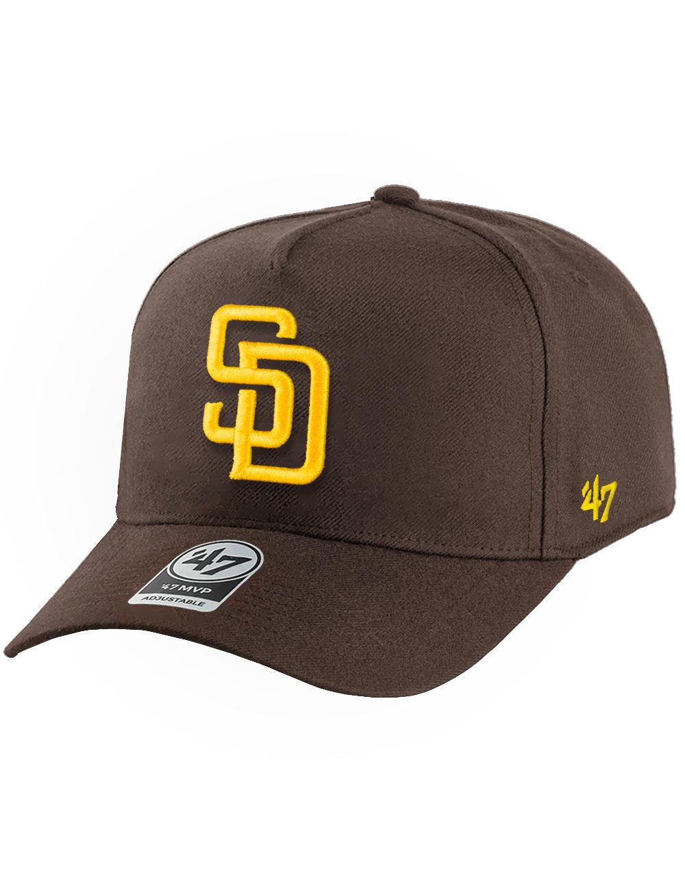 47 Brand Caps San Diego Padres '47 MLB Team MVP DT Snapback Hat - Brown